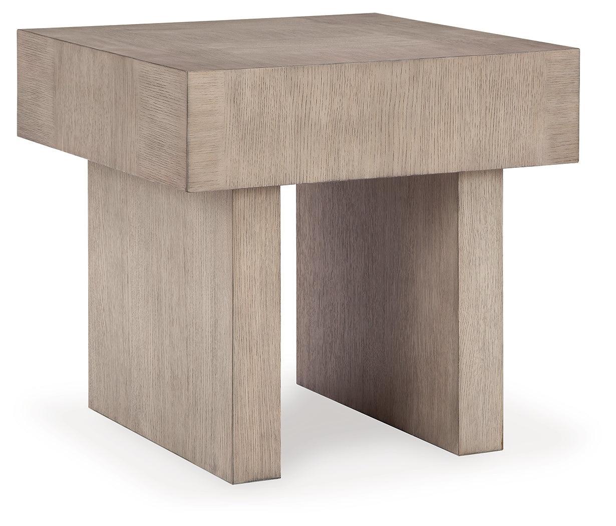 Jorlaina Light Grayish Brown End Table - Image 2