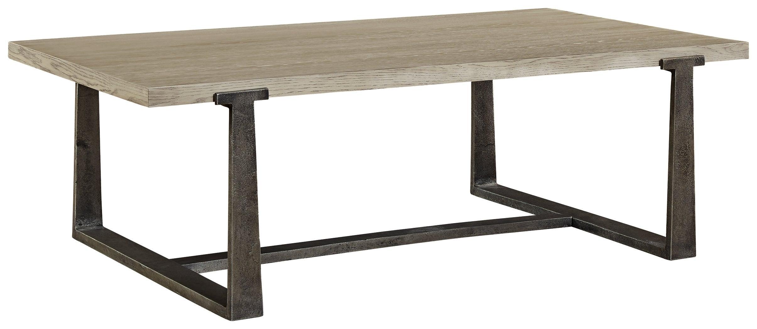Dalenville Gray Coffee Table - Image 2