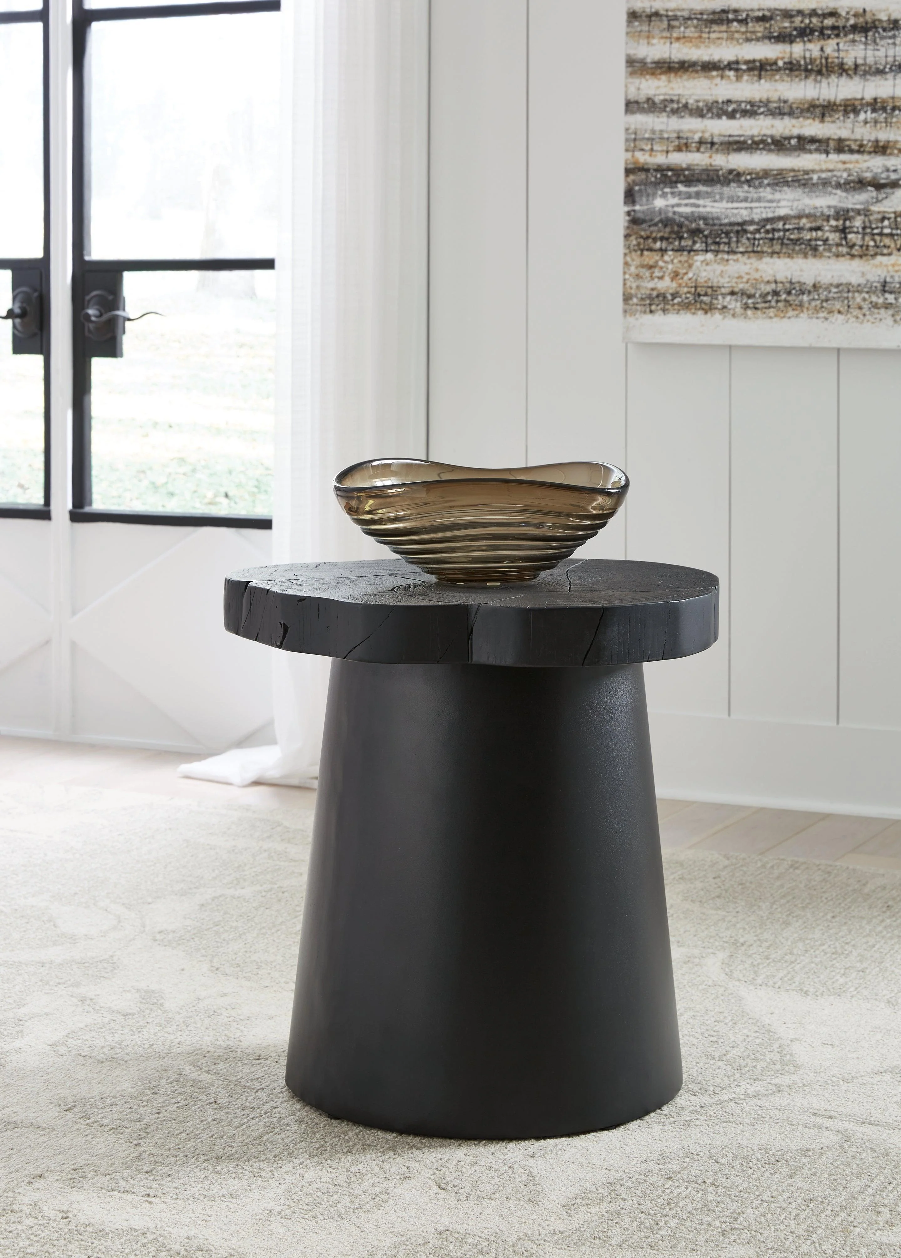 Wimbell Black Coffee Table With 1 End - Image 3