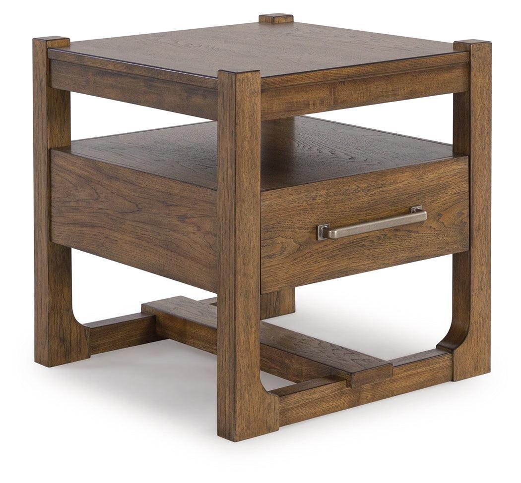 Cabalynn Light Brown End Table - Image 2