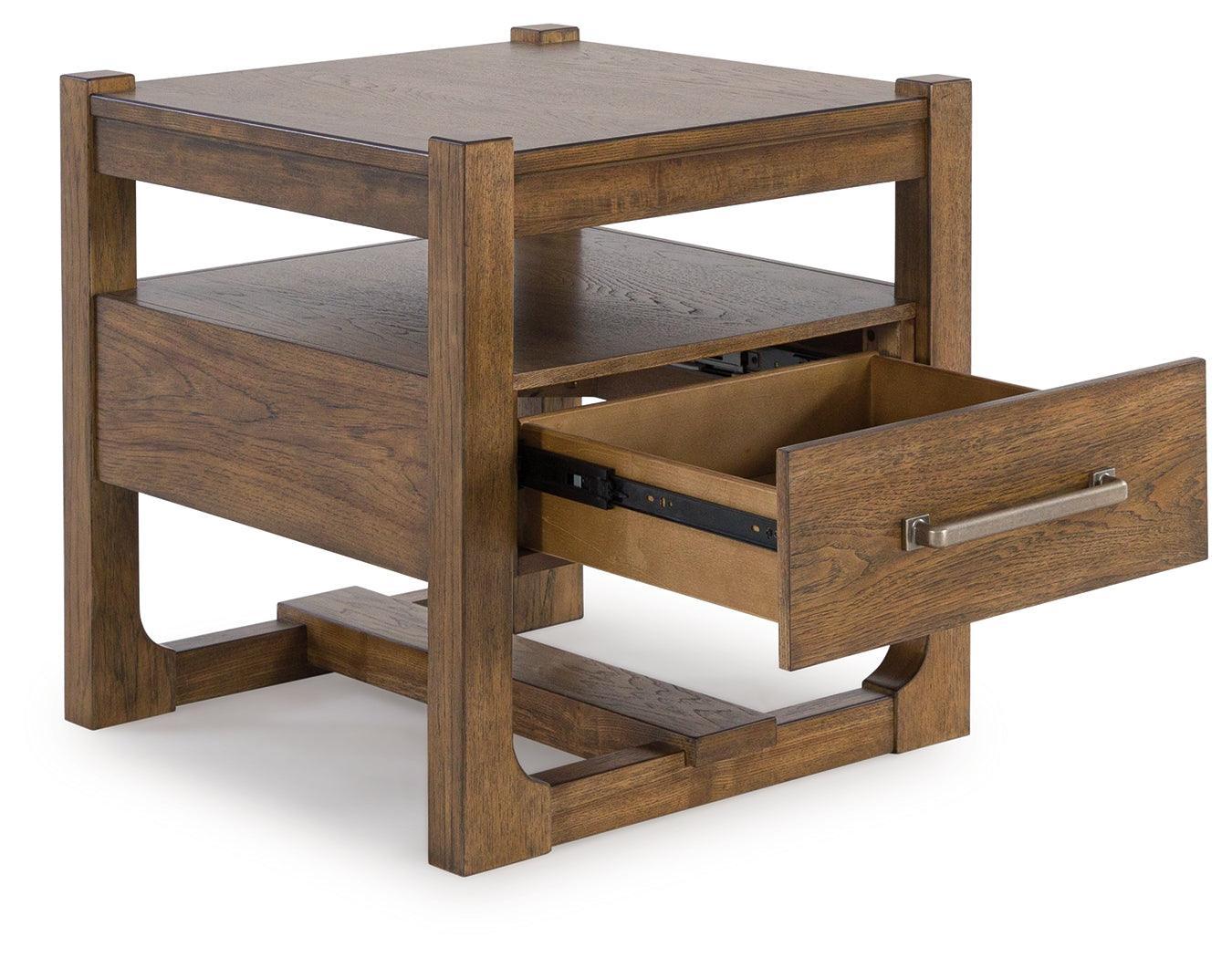 Cabalynn Light Brown End Table - Image 3