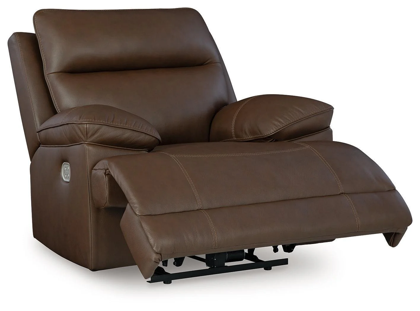 VonRyan Tobacco Leather Power Recliner - Image 3