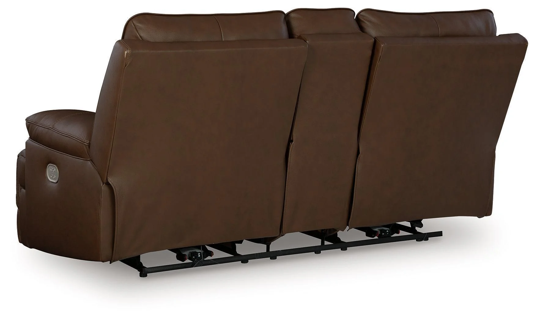 VonRyan Tobacco Leather Power Reclining Loveseat - Image 2