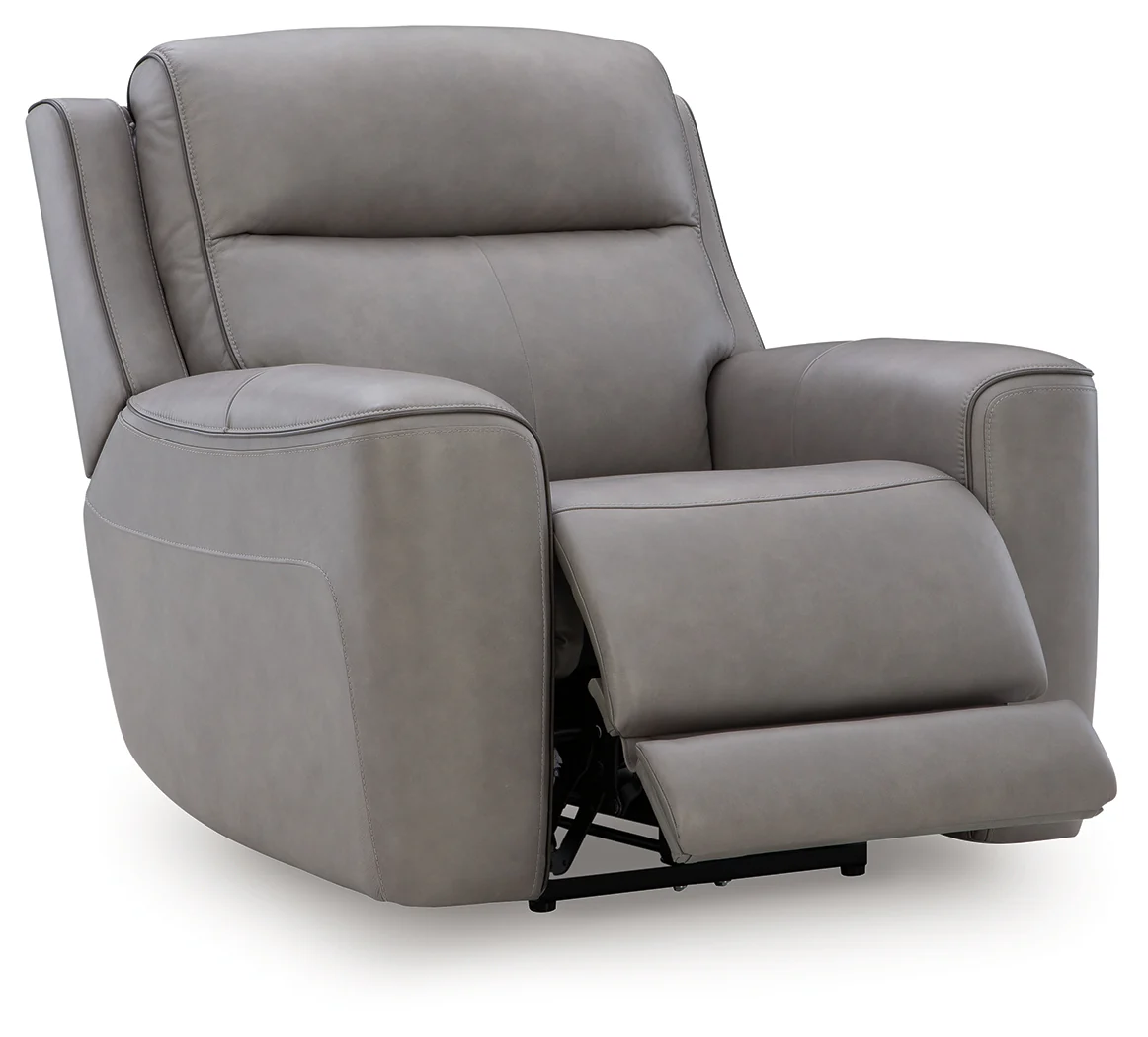5Z-Comfort Coin Leather Power Recliner - Image 3