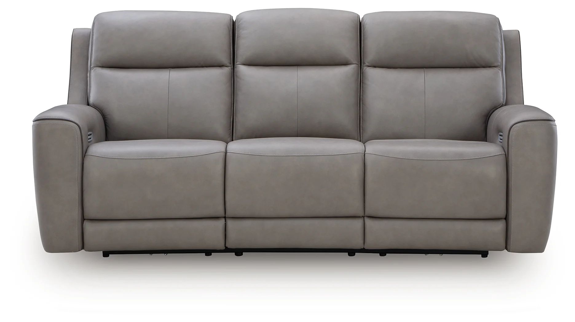 5Z-Comfort Coin Leather Power Reclining Sofa - Image 3
