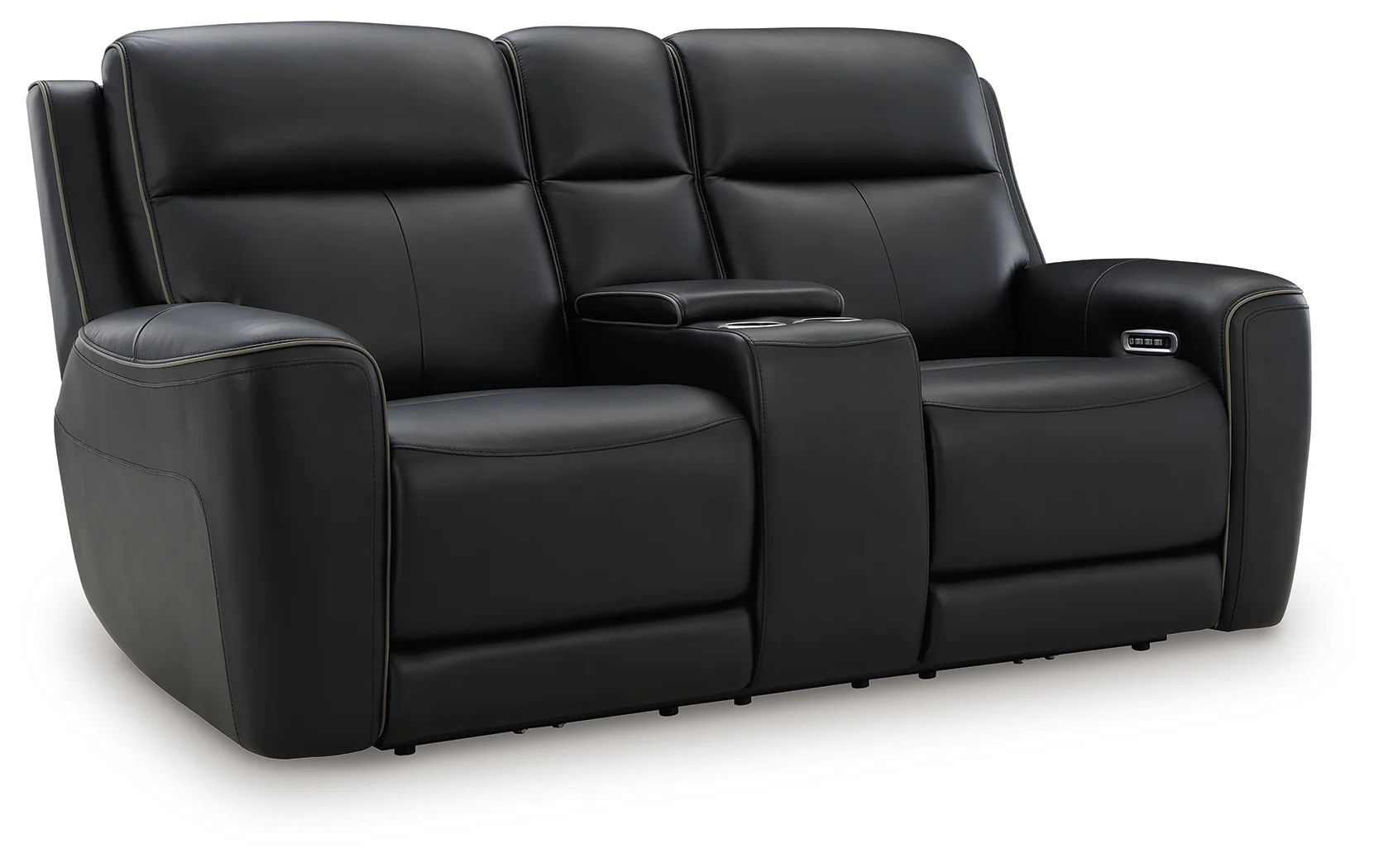 5Z-Comfort Onyx Power Reclining Loveseat with Console - Image 2