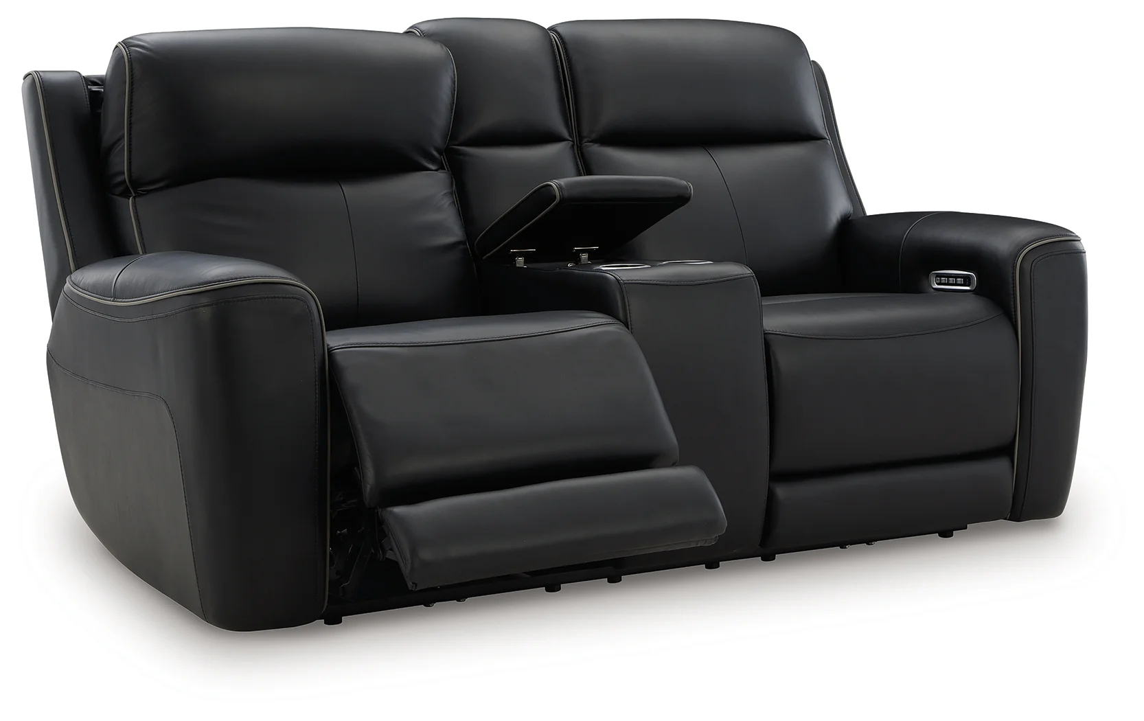 5Z-Comfort Onyx Power Reclining Loveseat with Console - Image 3
