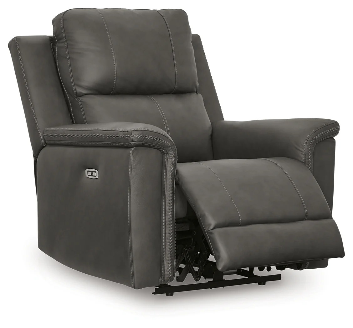 Bleckley Anchor Leather Power Recliner - Image 3