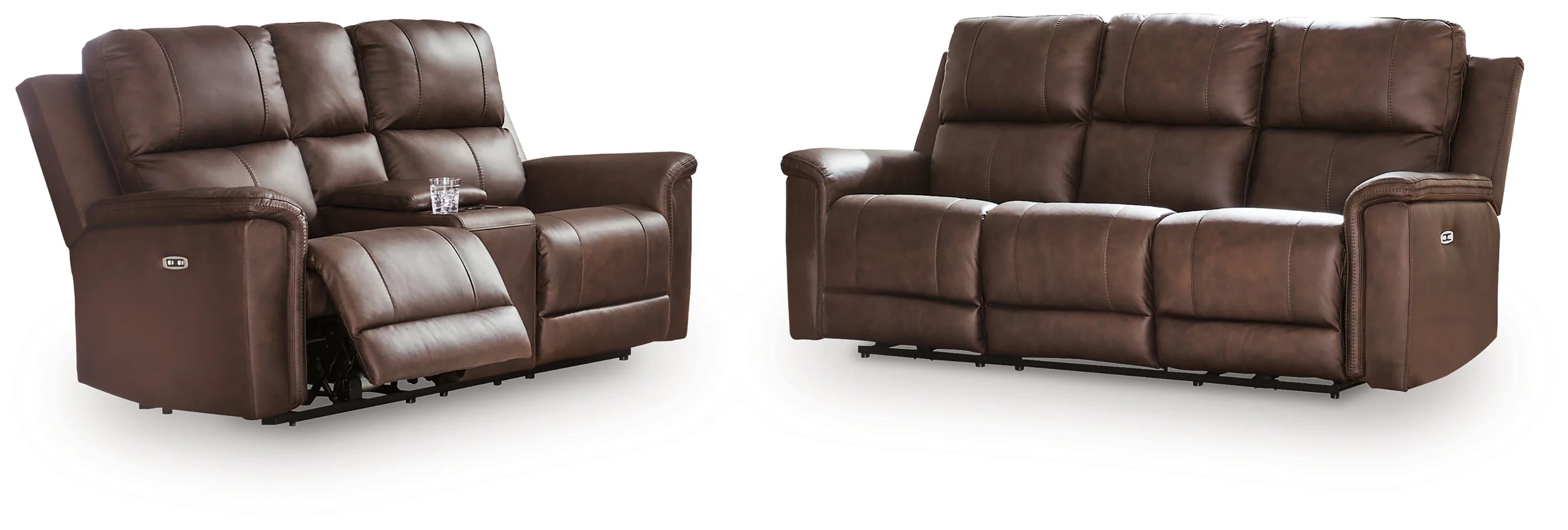 Bleckley Espresso Sofa and Loveseat - Image 3