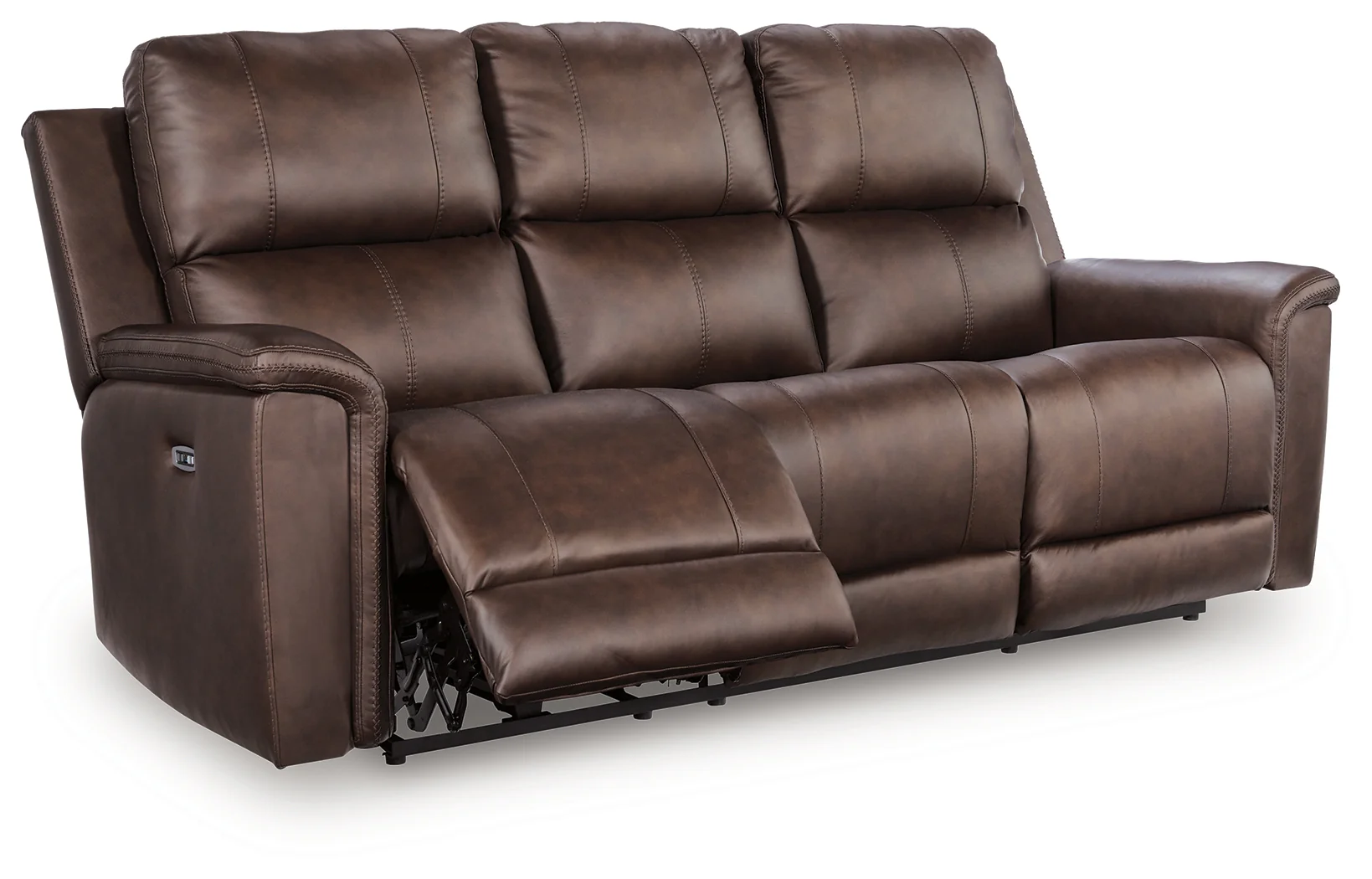 Bleckley Espresso Leather Power Reclining Sofa - Image 3