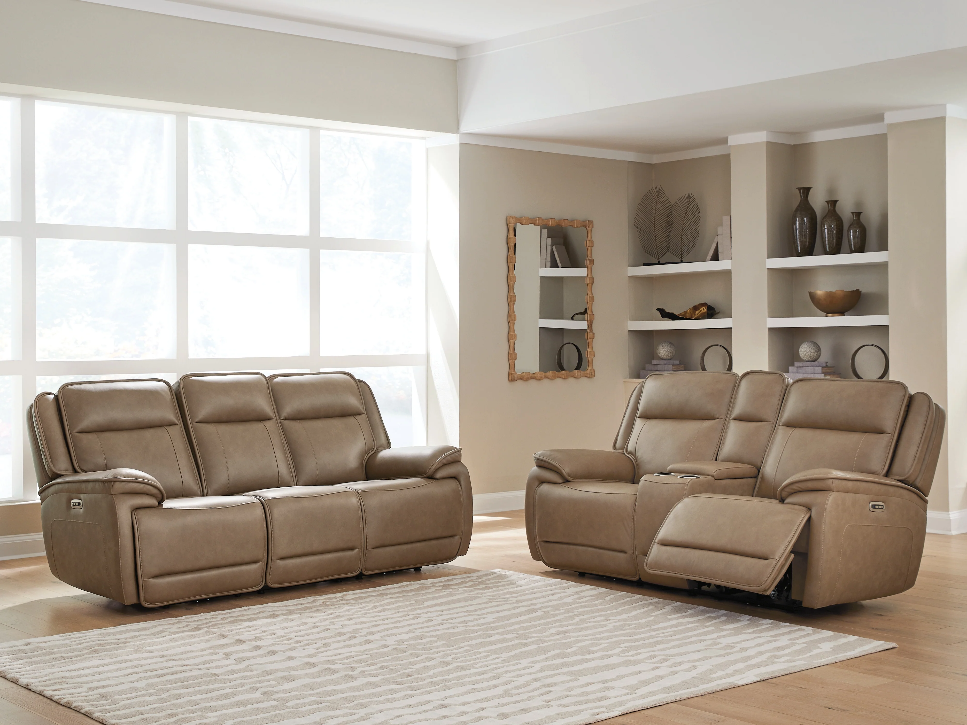Glencroft Sahara Sofa and Loveseat - Image 2