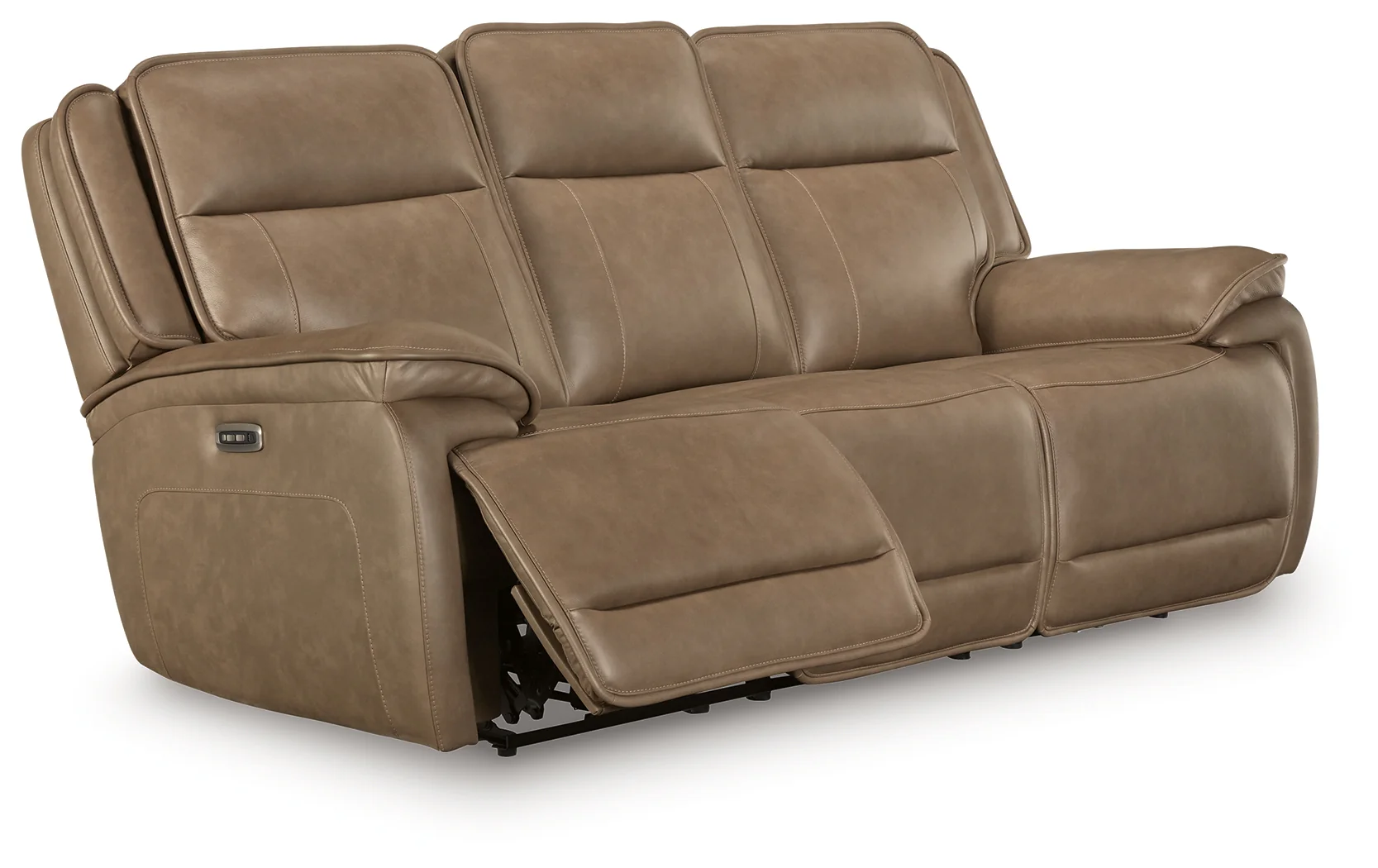 Glencroft Sahara Leather Power Reclining Sofa - Image 2