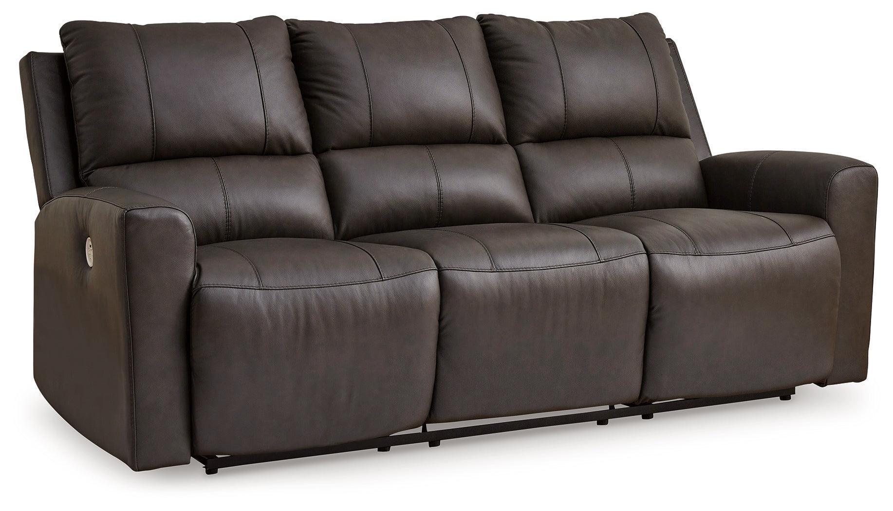 Boxmere Storm Leather Power Reclining Sofa - Image 2
