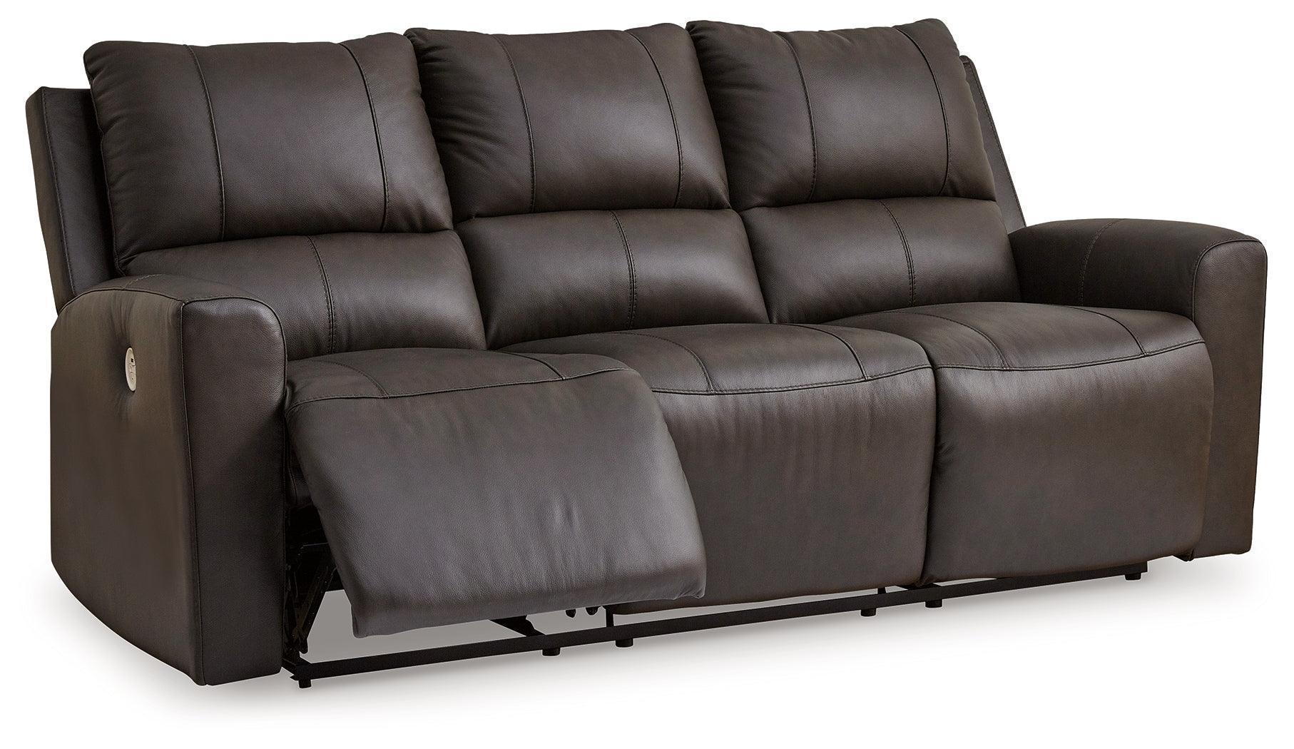 Boxmere Storm Leather Power Reclining Sofa - Image 3