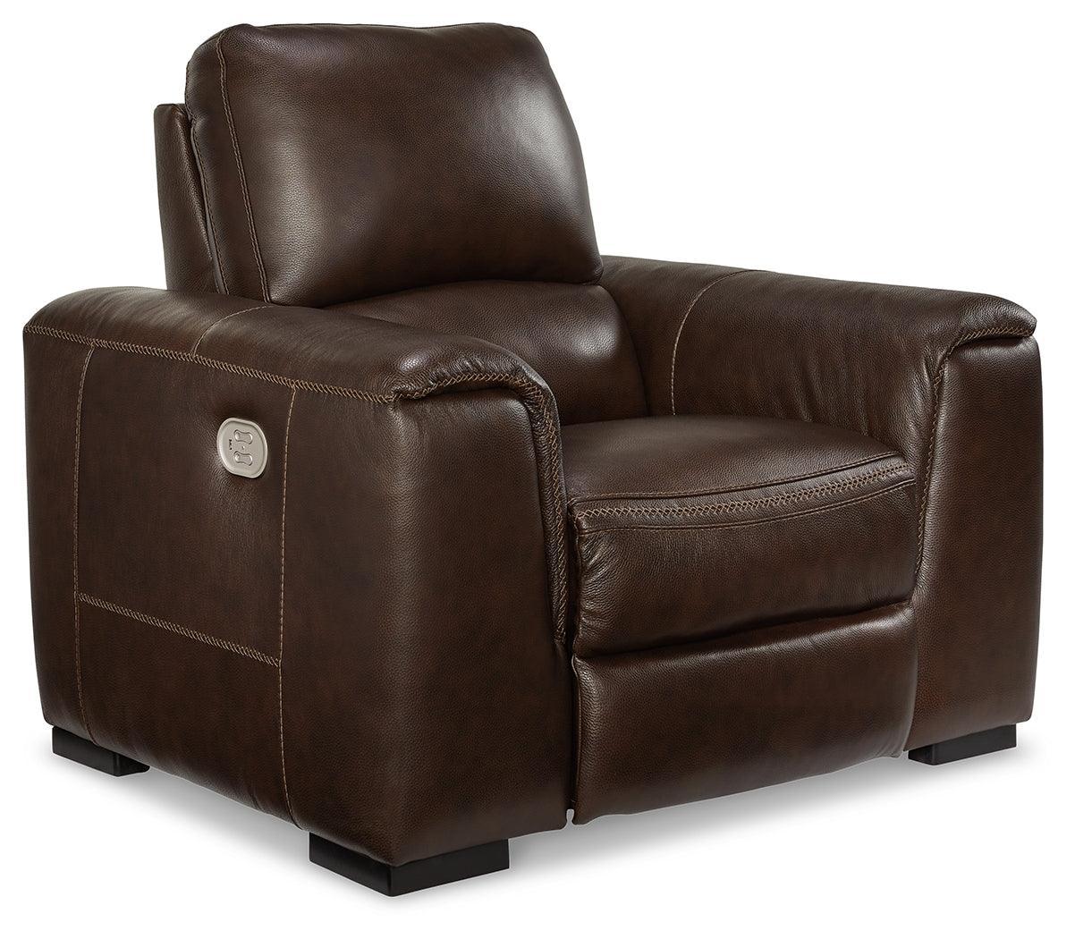 Alessandro Walnut Power Recliner - Image 2