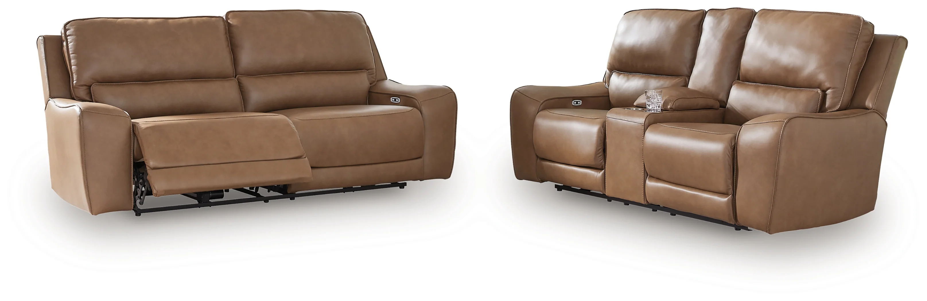 DeepWakes Caramel Sofa and Loveseat - Image 3