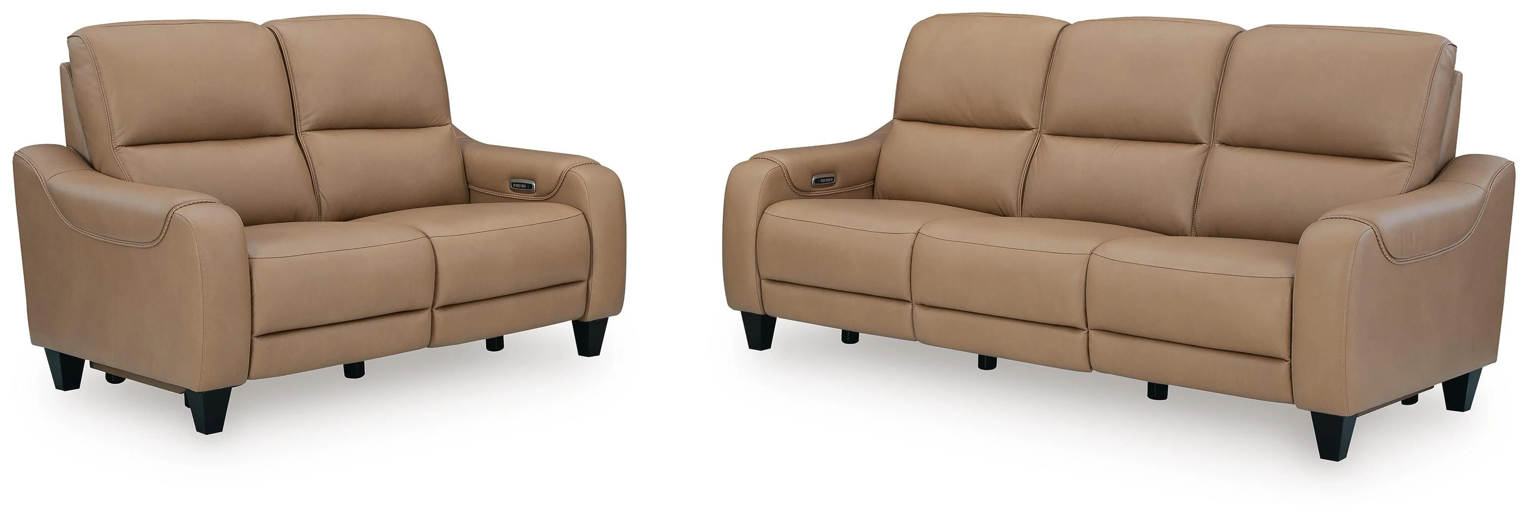 Mosswell Toffee Sofa and Loveseat - Image 3
