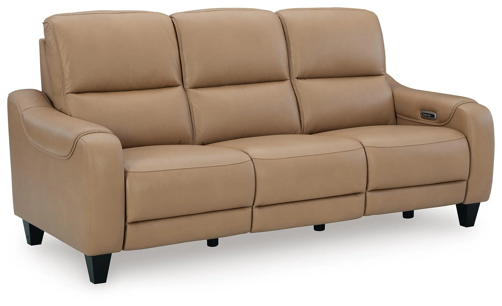 Mosswell Toffee Leather Power Reclining Sofa - Image 2