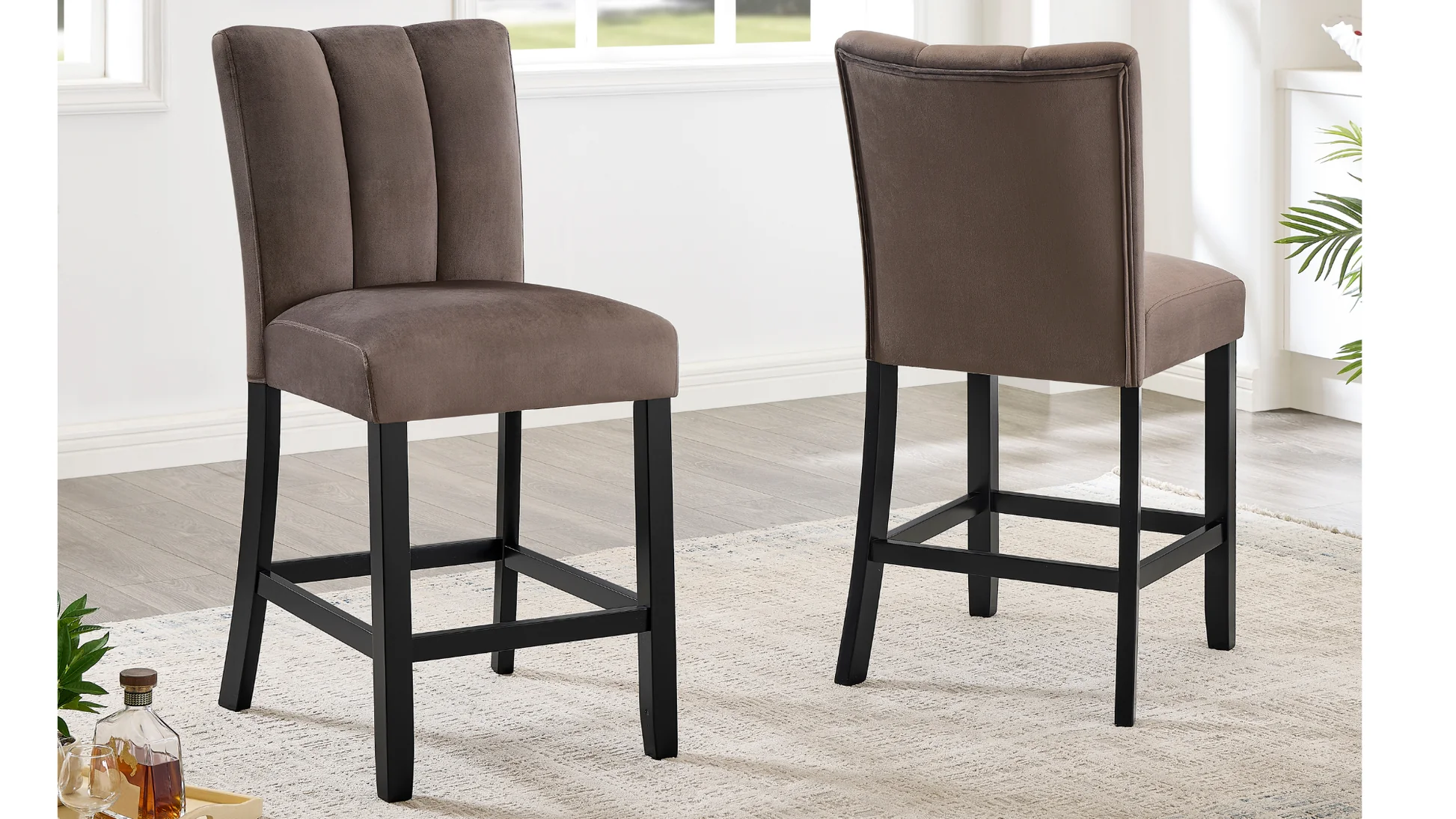 Cosmo Brown Counter Height Set - Image 3