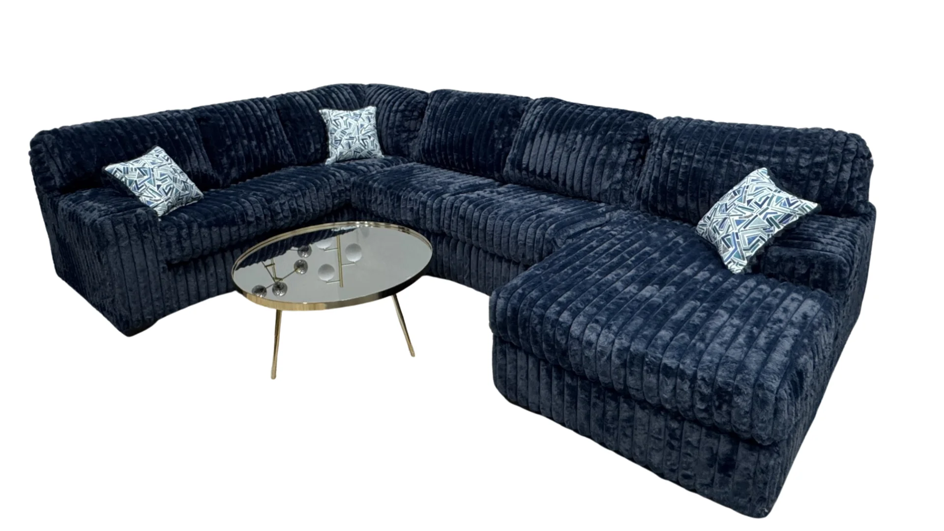 Austin Blue Sectional - Image 3