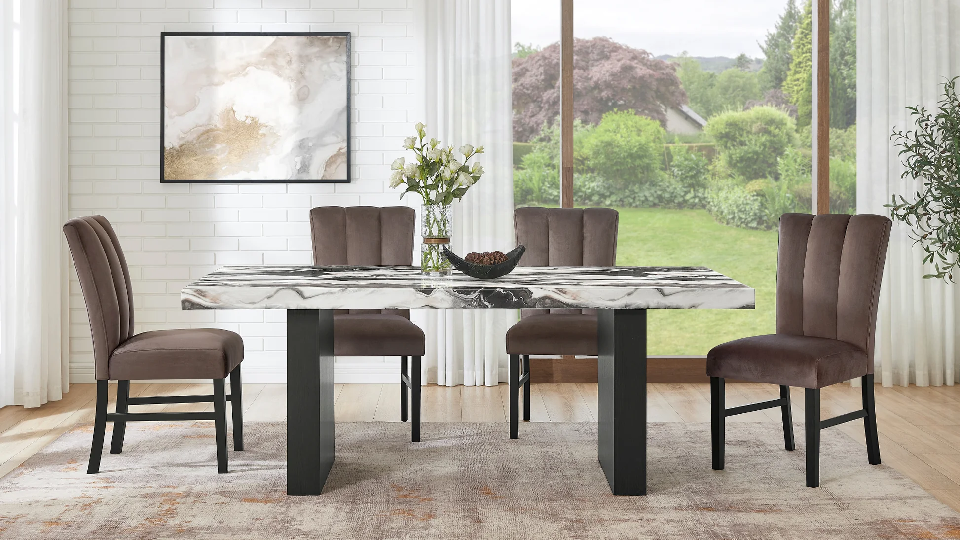 Cosmo Brown Dining Room Set - Image 3