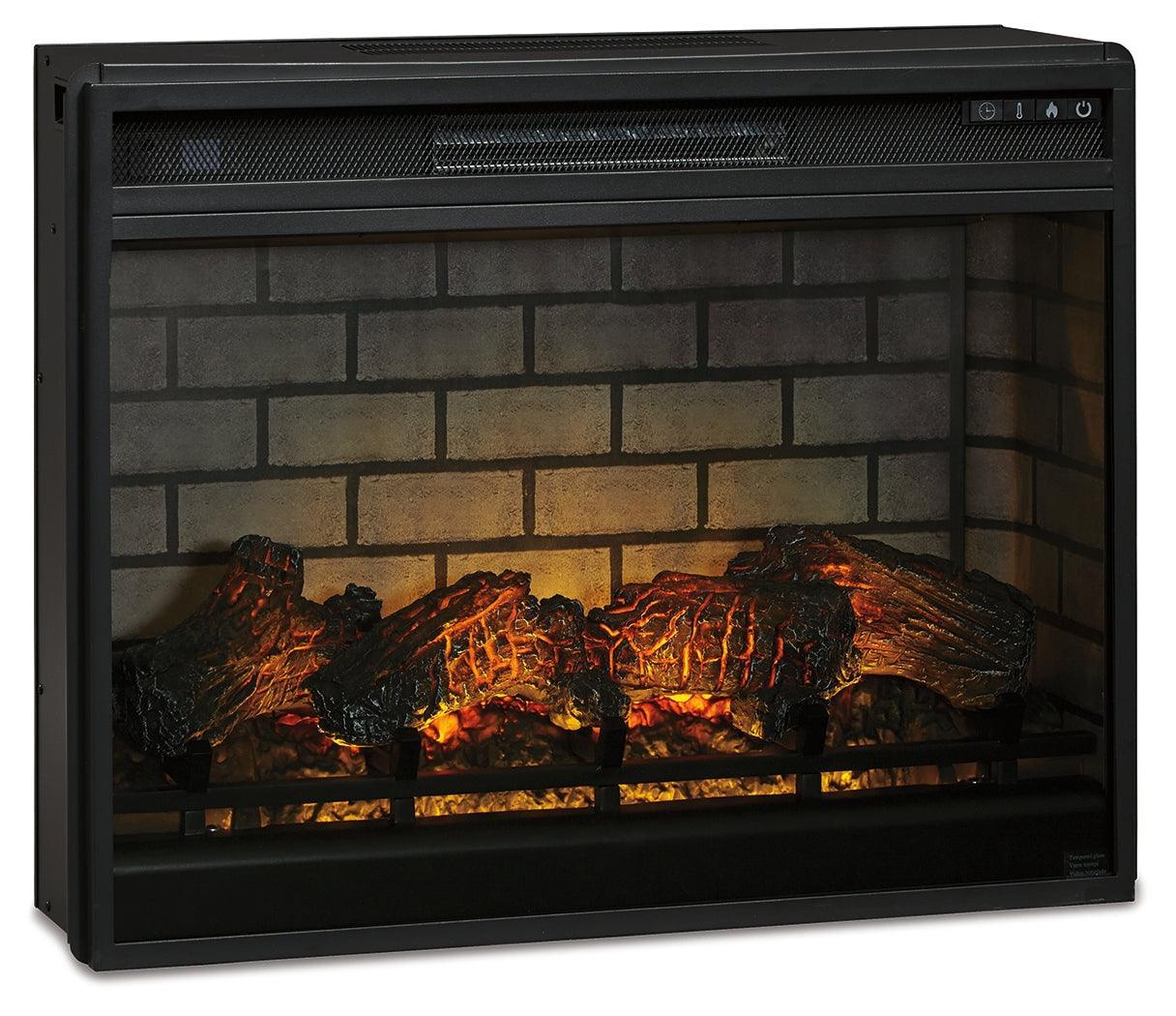 Entertainment Accessories Black Electric Infrared Fireplace Insert
