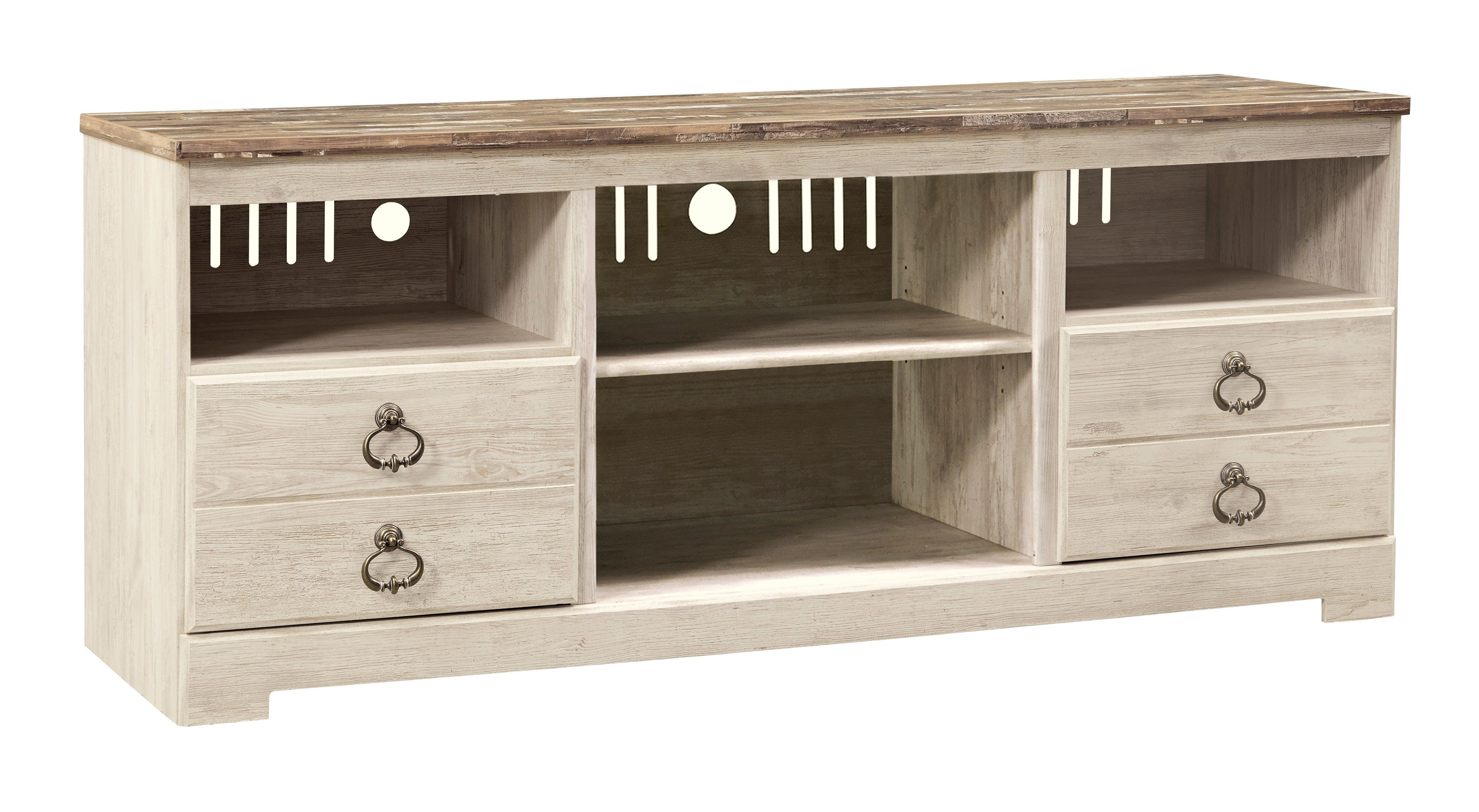 Willowton Whitewash 64" Tv Stand - Image 2