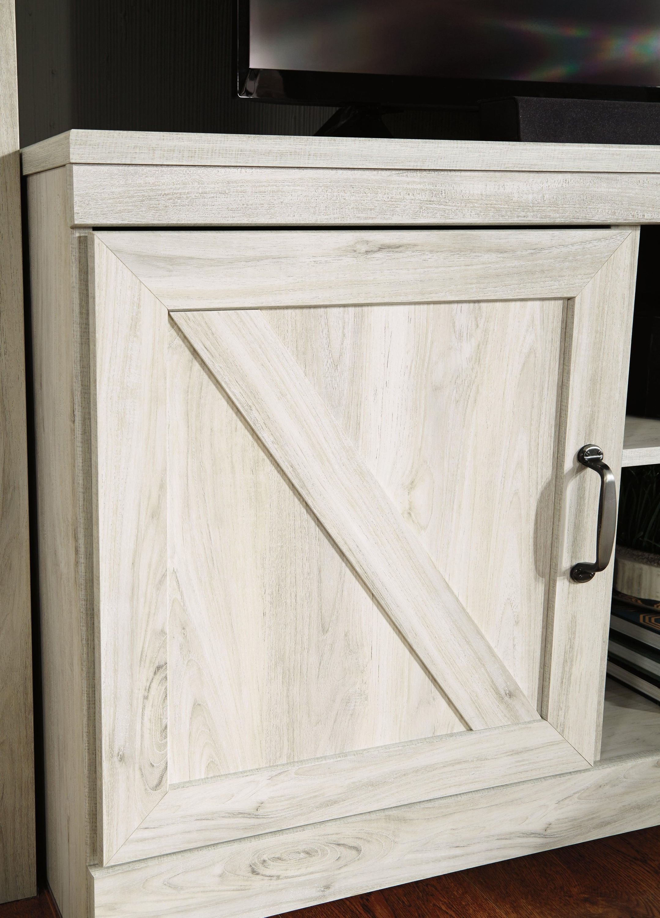 Bellaby Whitewash 63" Tv Stand With Fireplace - Image 3