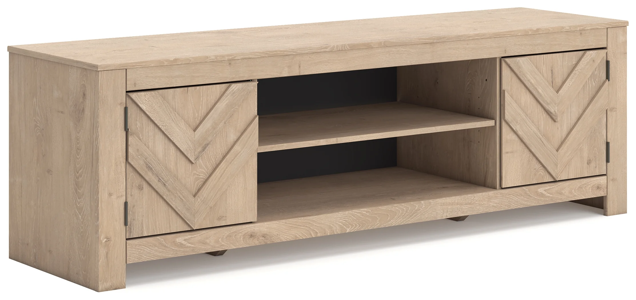 Cayboni Tan 71" TV Stand - Image 2