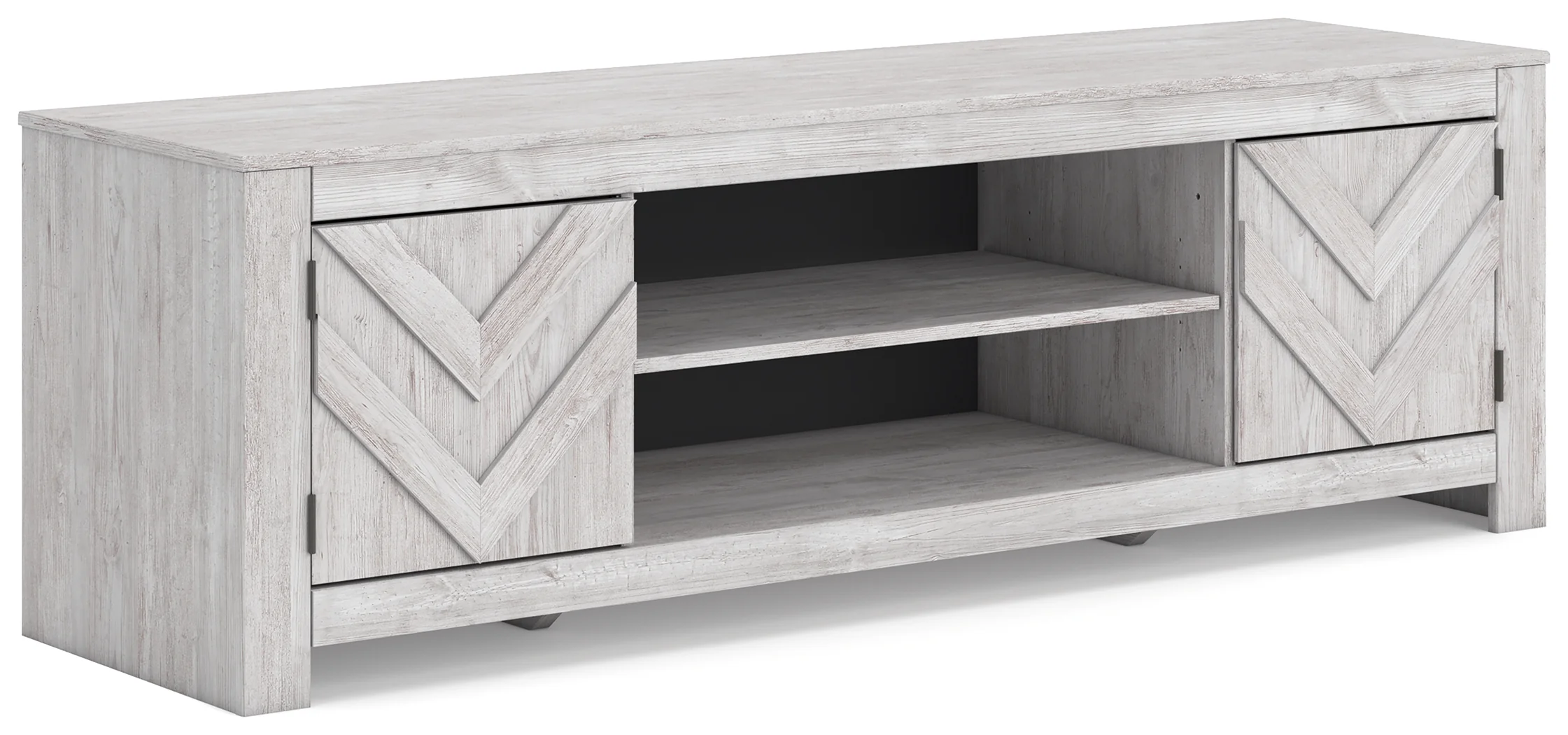 Cayboni Whitewash 71" TV Stand - Image 2