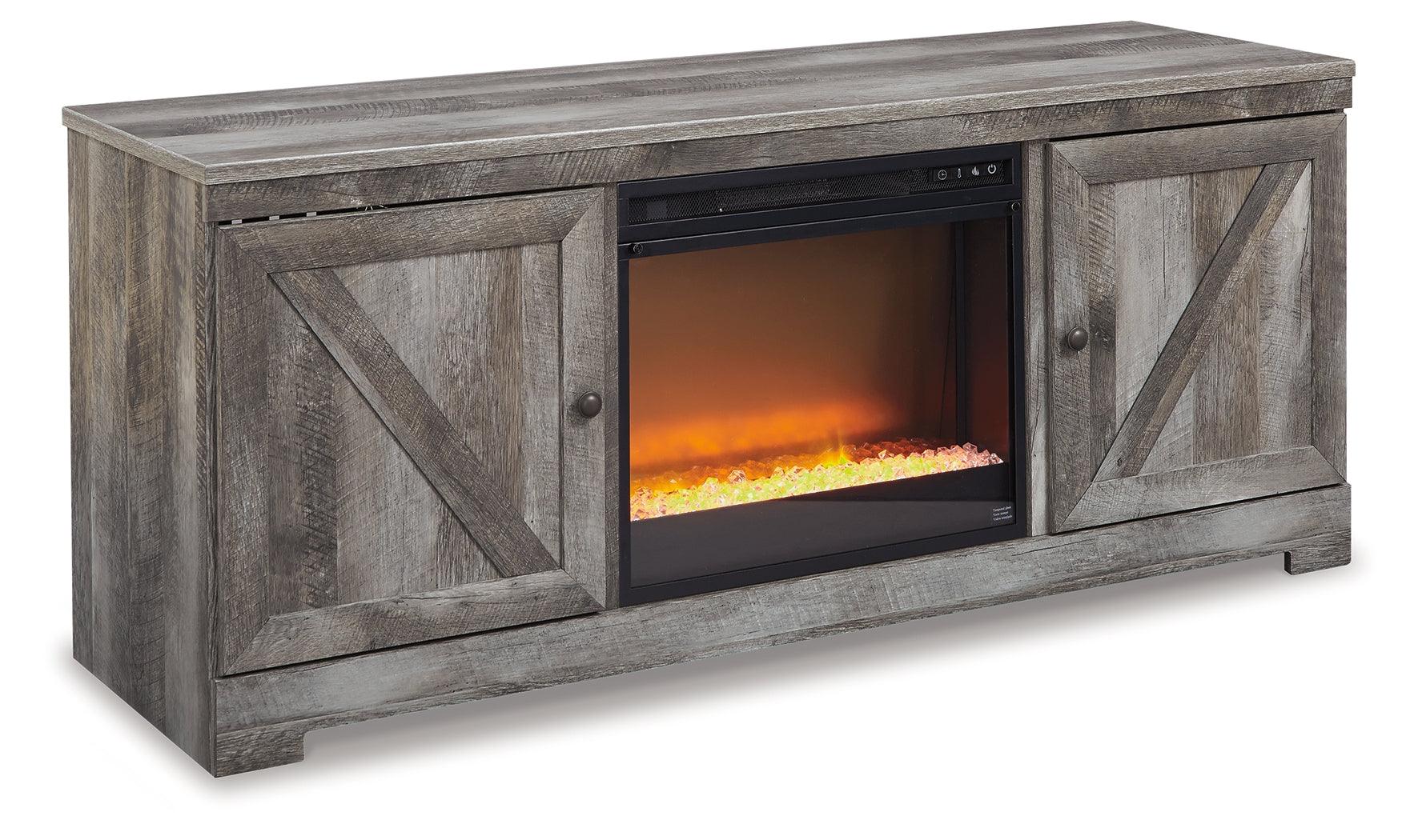 Wynnlow Gray 63" Tv Stand With Electric Fireplace - Image 2