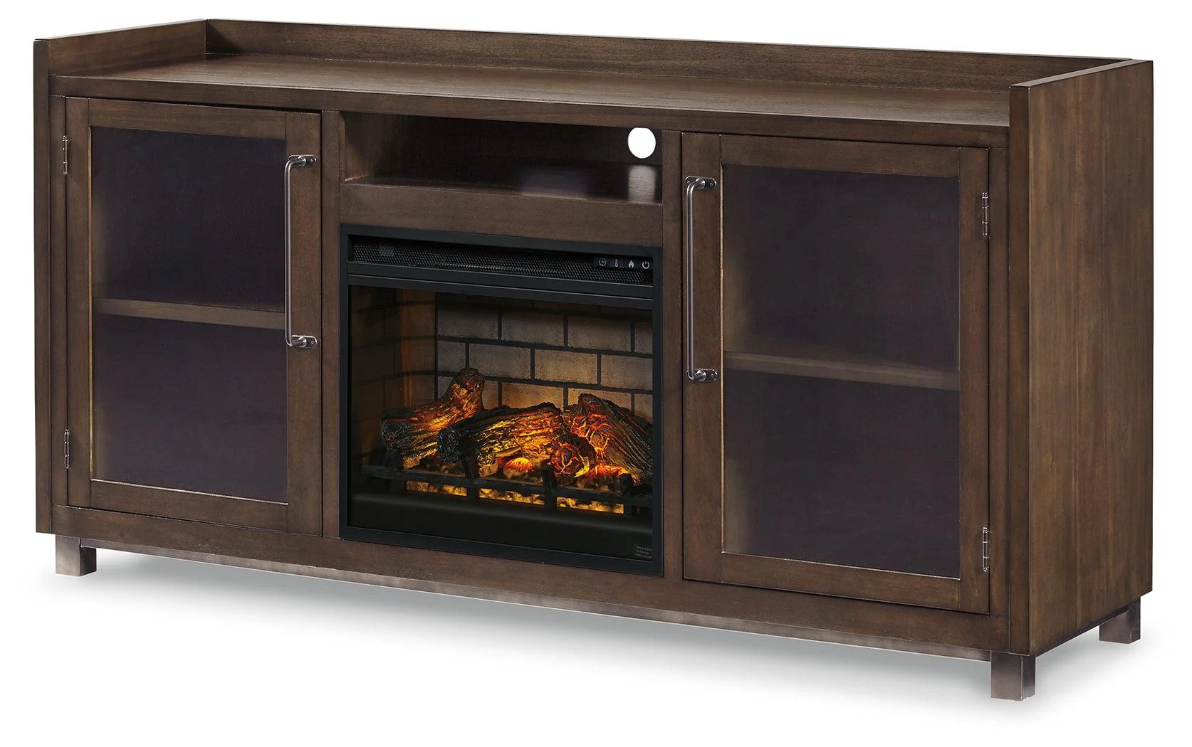 Starmore Brown 70" Tv Stand With Electric Fireplace - Image 2