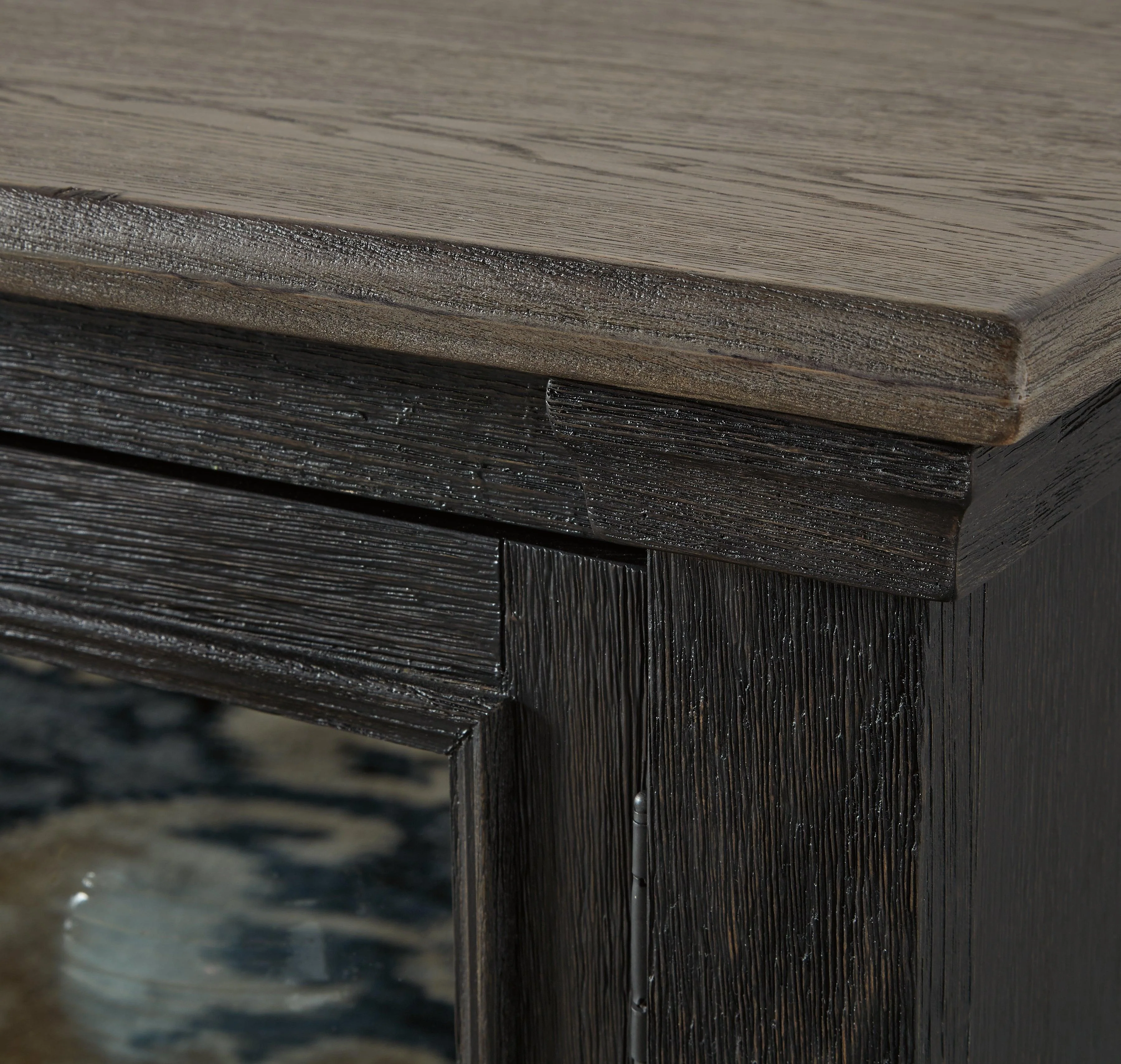 Tyler Creek Black Gray 74" Tv Stand - Image 3