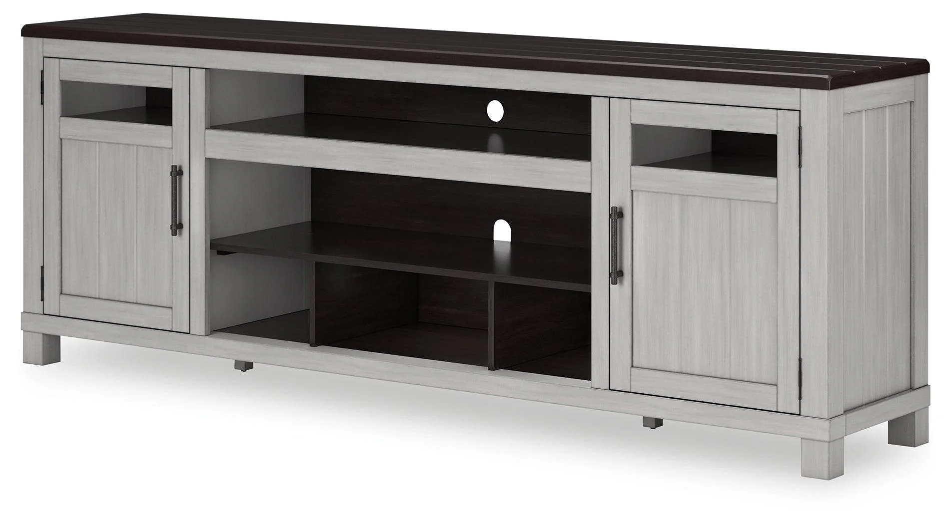 Darborn Gray Brown 88" Tv Stand - Image 3