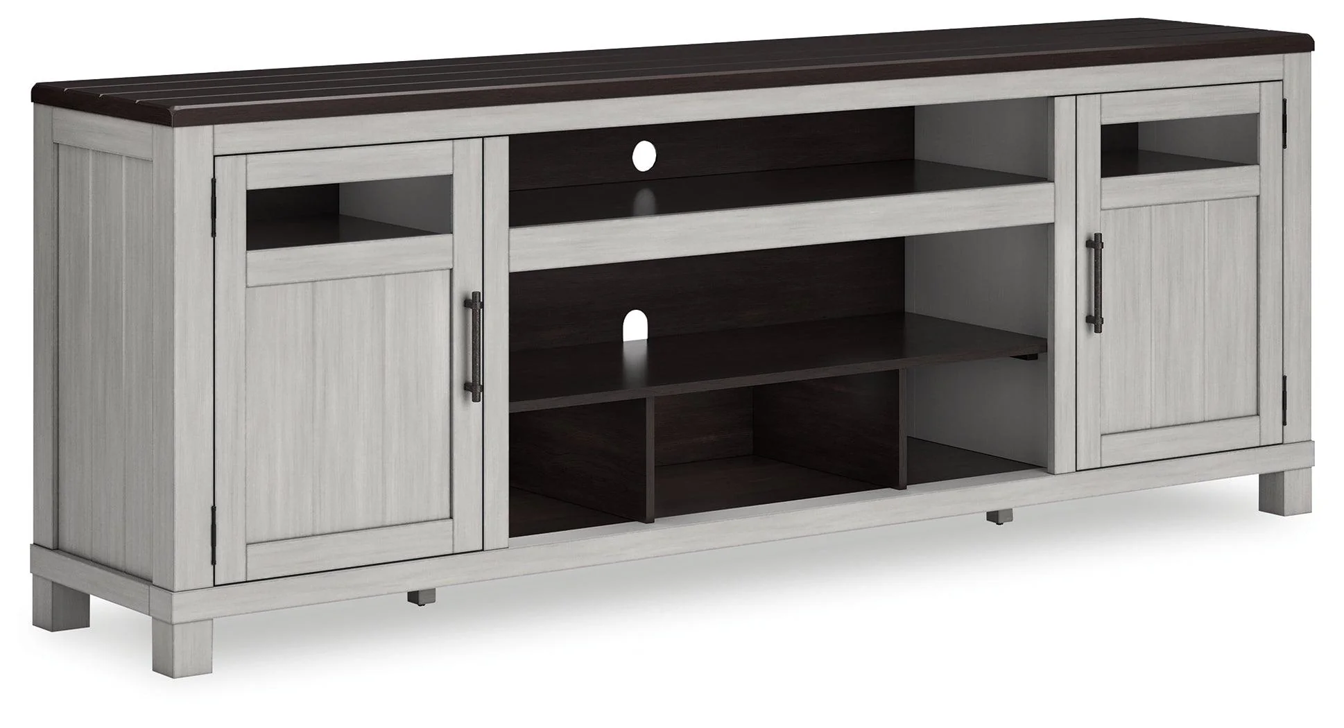 Darborn Gray Brown 88" Tv Stand - Image 2