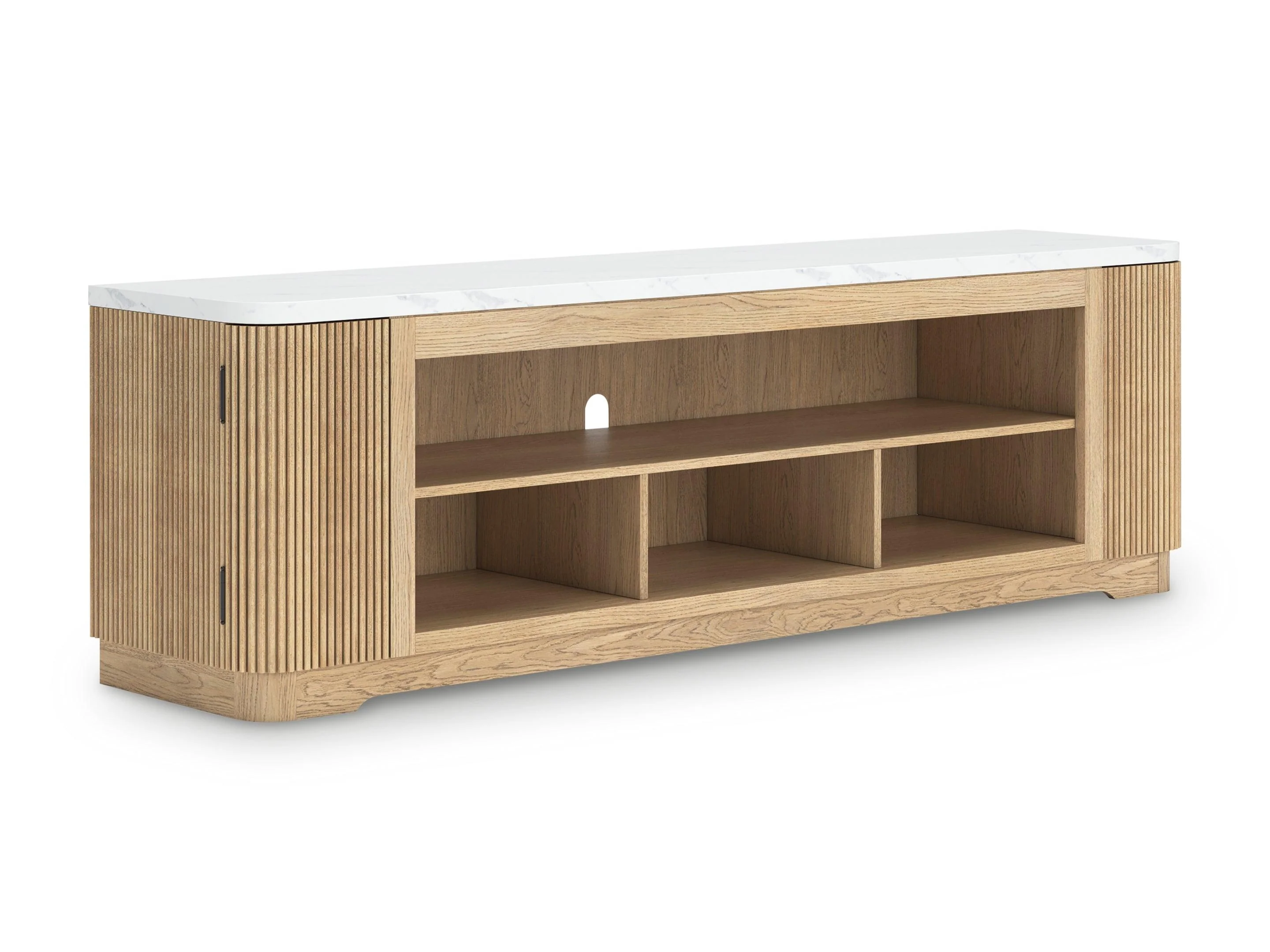 Camdill Light Brown 80" TV Stand - Image 3