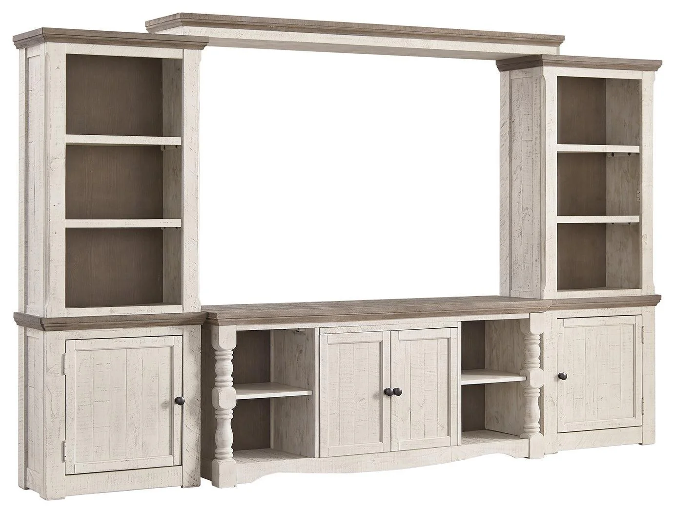 Havalance Two-Tone 4-Piece Entertainment Center - Image 2