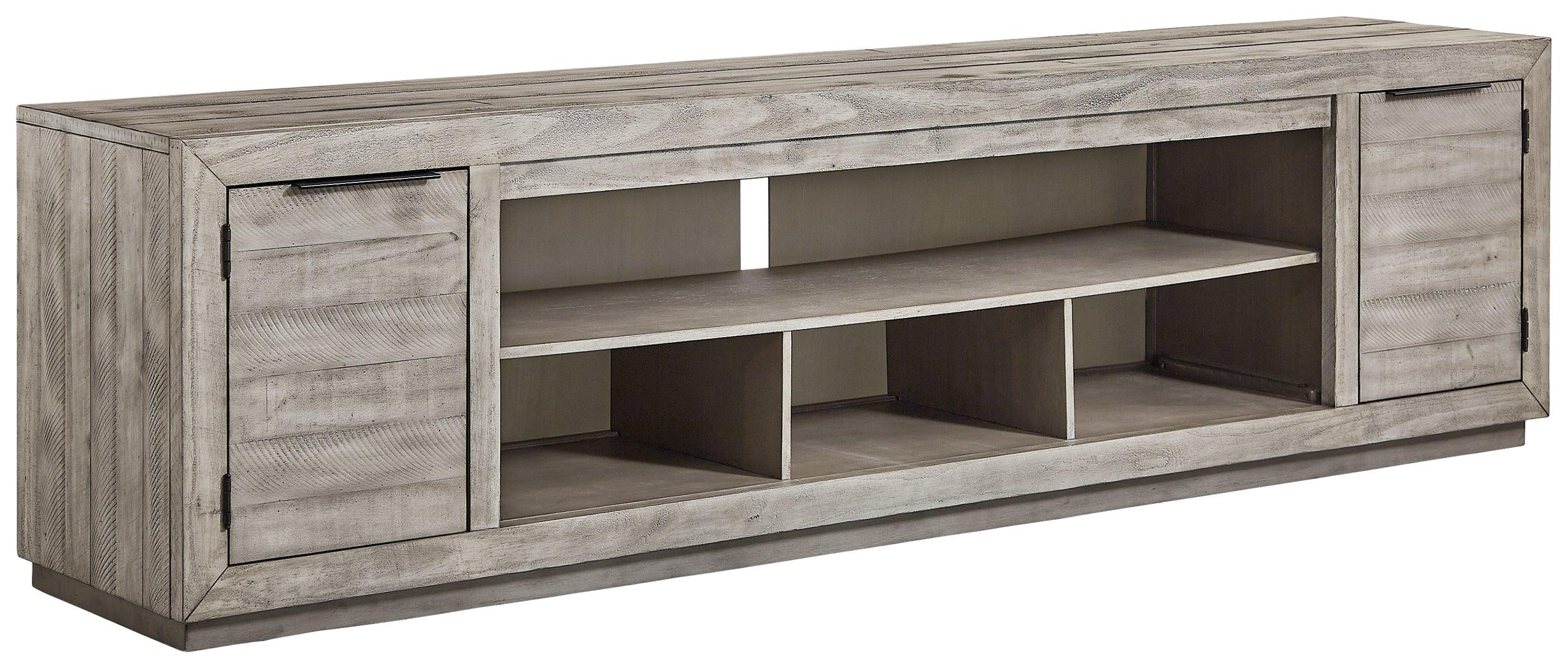 Naydell Gray 92" Tv Stand - Image 2