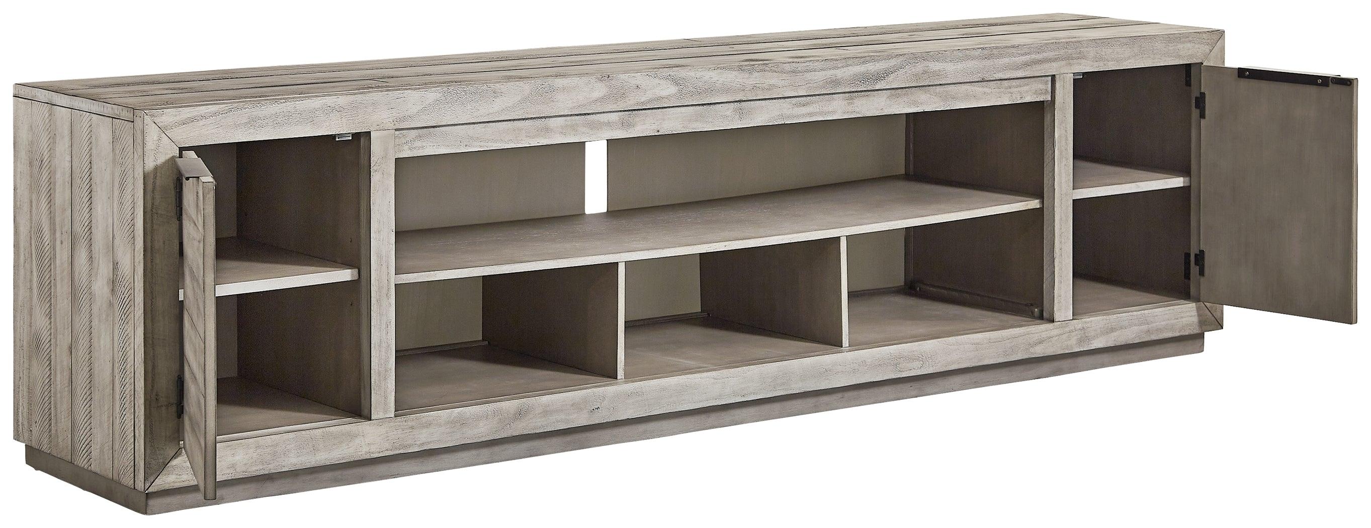Naydell Gray 92" Tv Stand - Image 3
