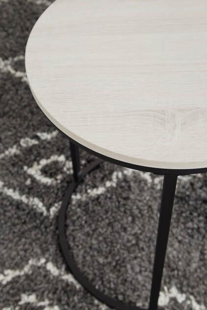 Briarsboro White Black Accent Table Set - Image 3