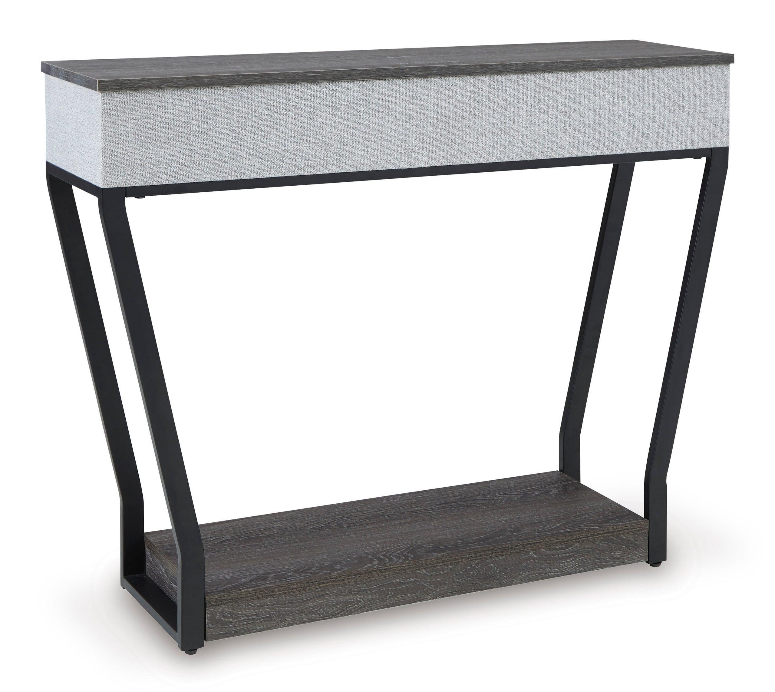 Sethlen Console Sofa Table W speaker Charger - Image 2