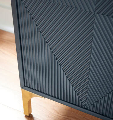 A4000677 Dark Blue Accent Cabinet 72"L - Image 3