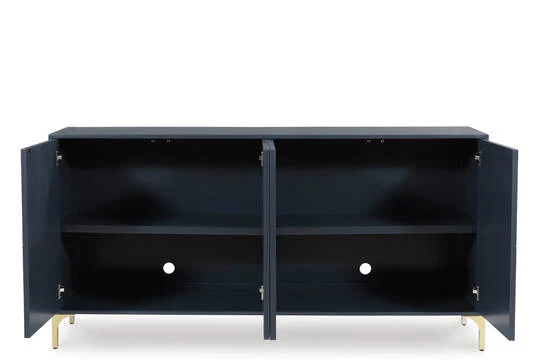 A4000677 Dark Blue Accent Cabinet 72″L