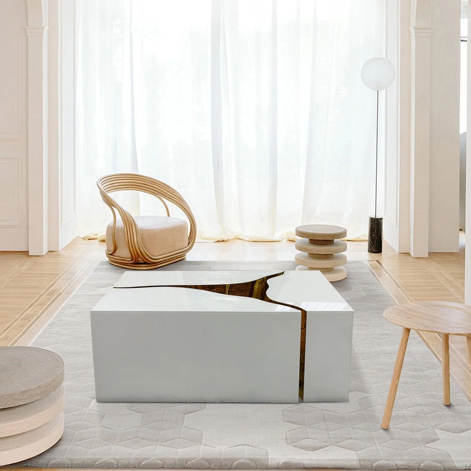 Ariana White Coffee Table