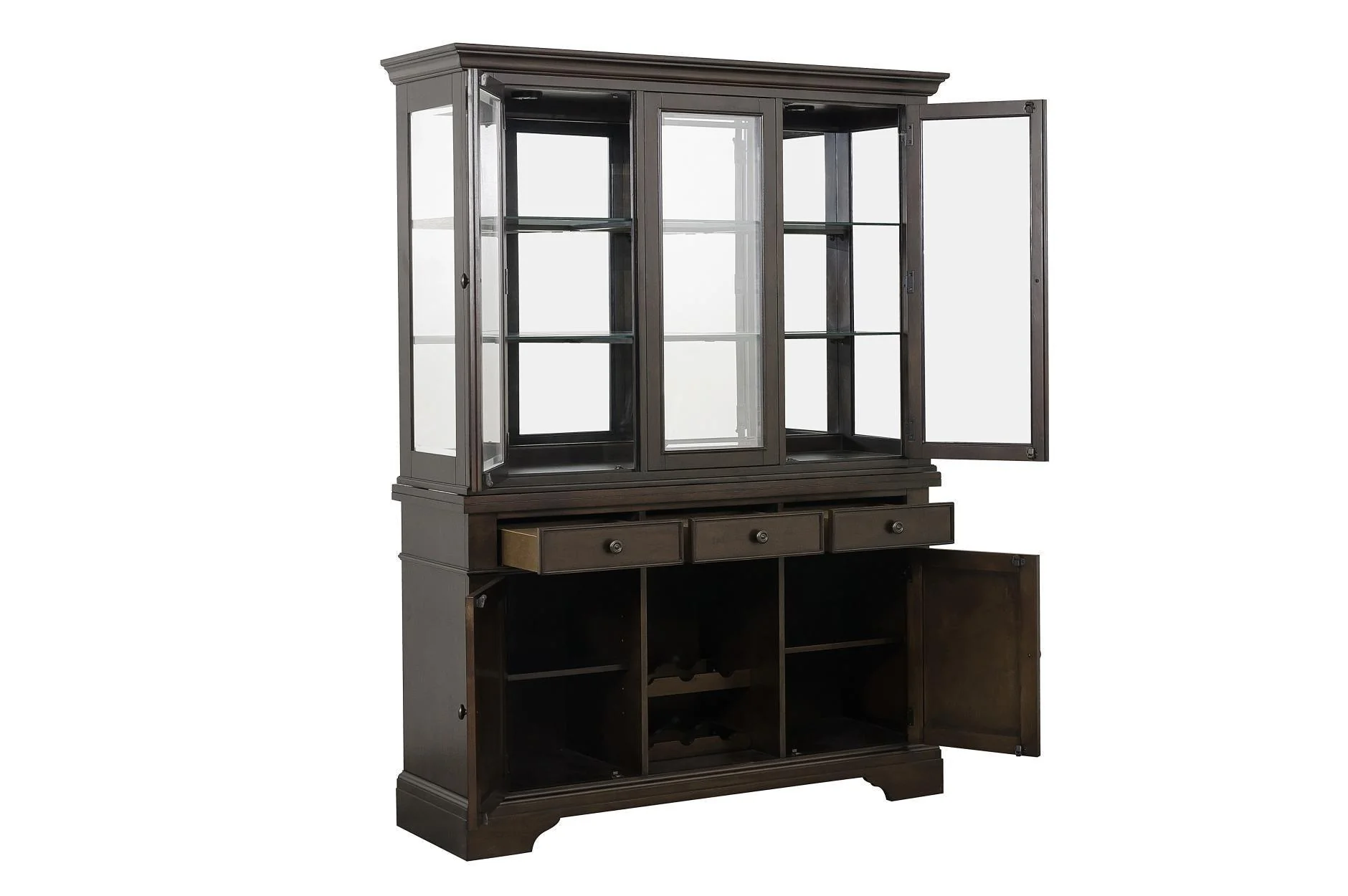 Reid Neutral Fabric Rectangular Dining Room Set - Image 3