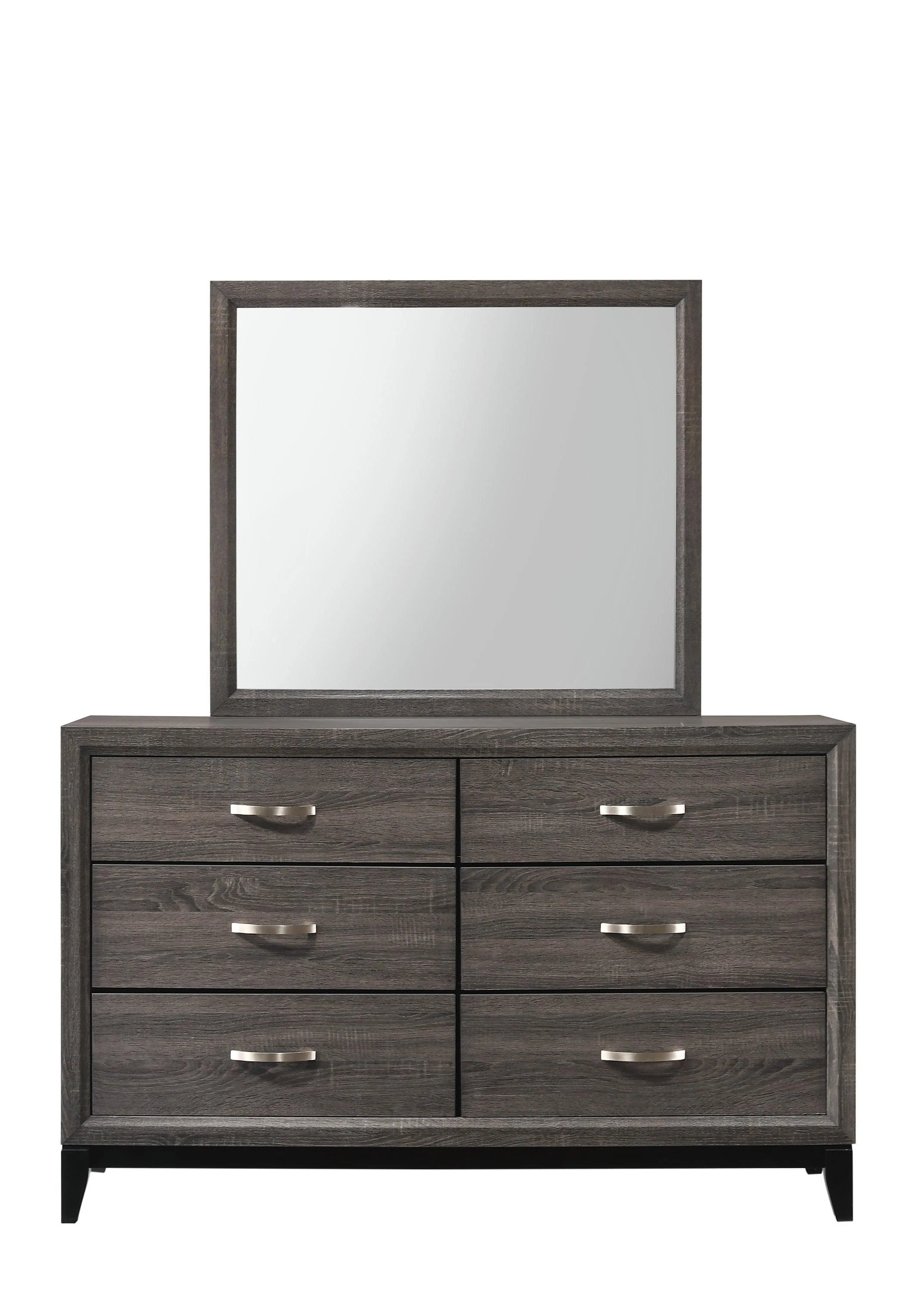 Akerson Chest Gray 5 Drawers - Image 2