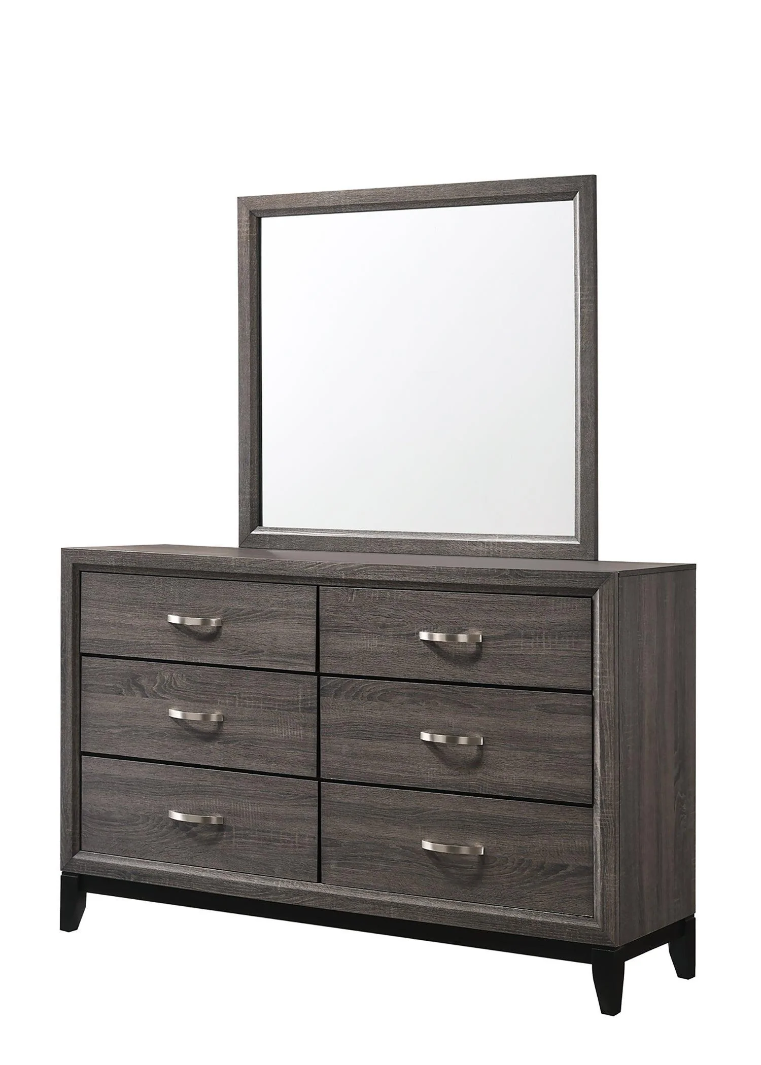 Akerson Chest Gray 5 Drawers - Image 3