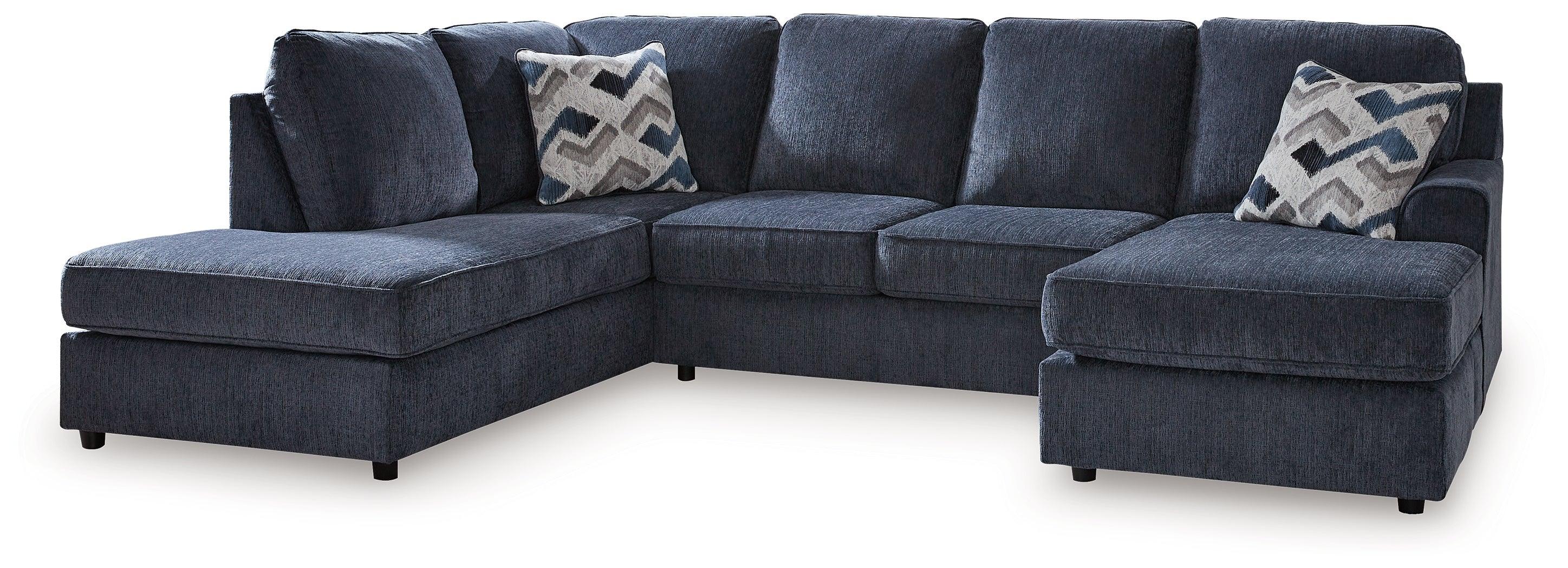Albar Place Cobalt 2-Piece Sectional - Image 2