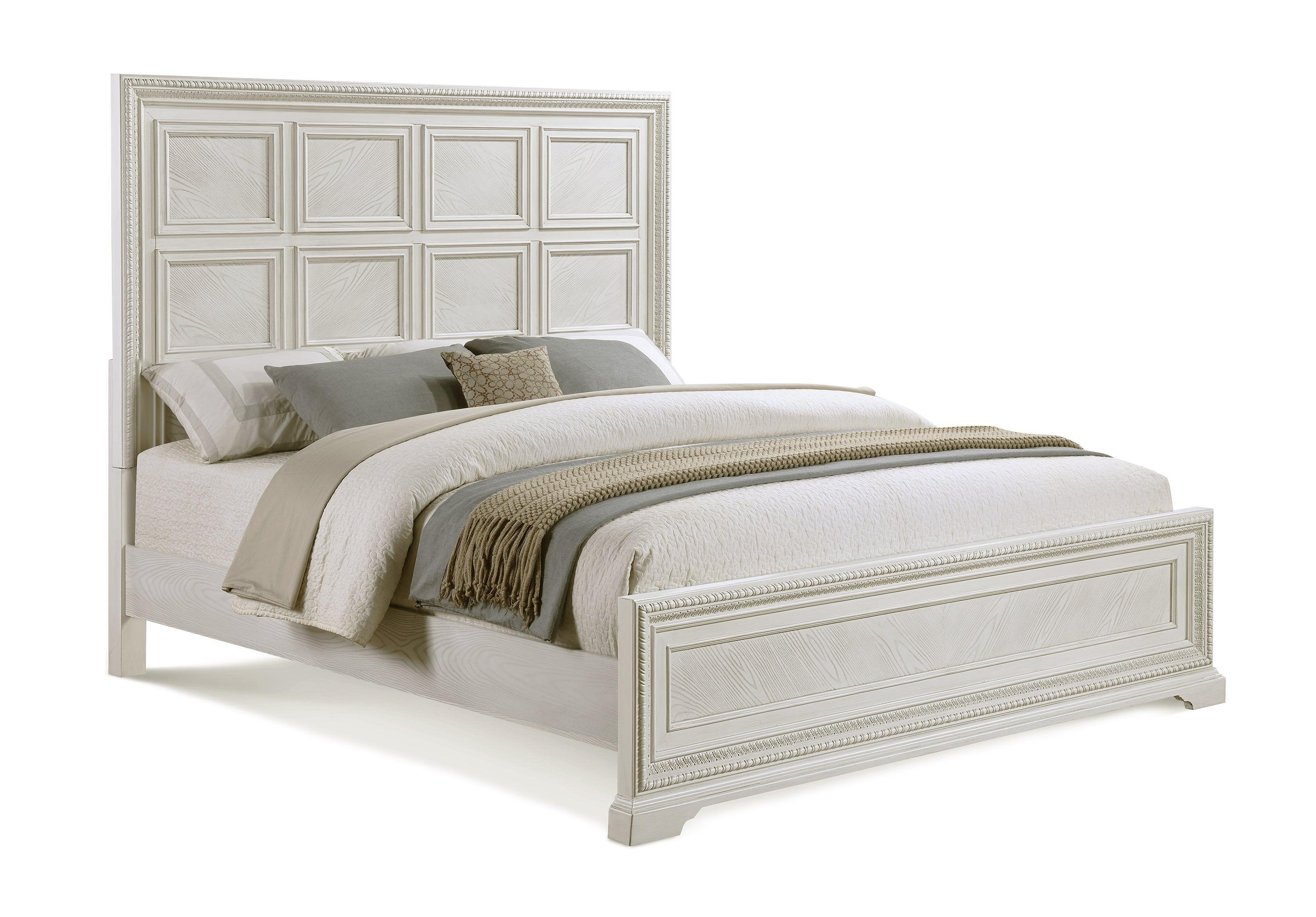 Alexandria Cream Panel Bedroom Set - Image 2