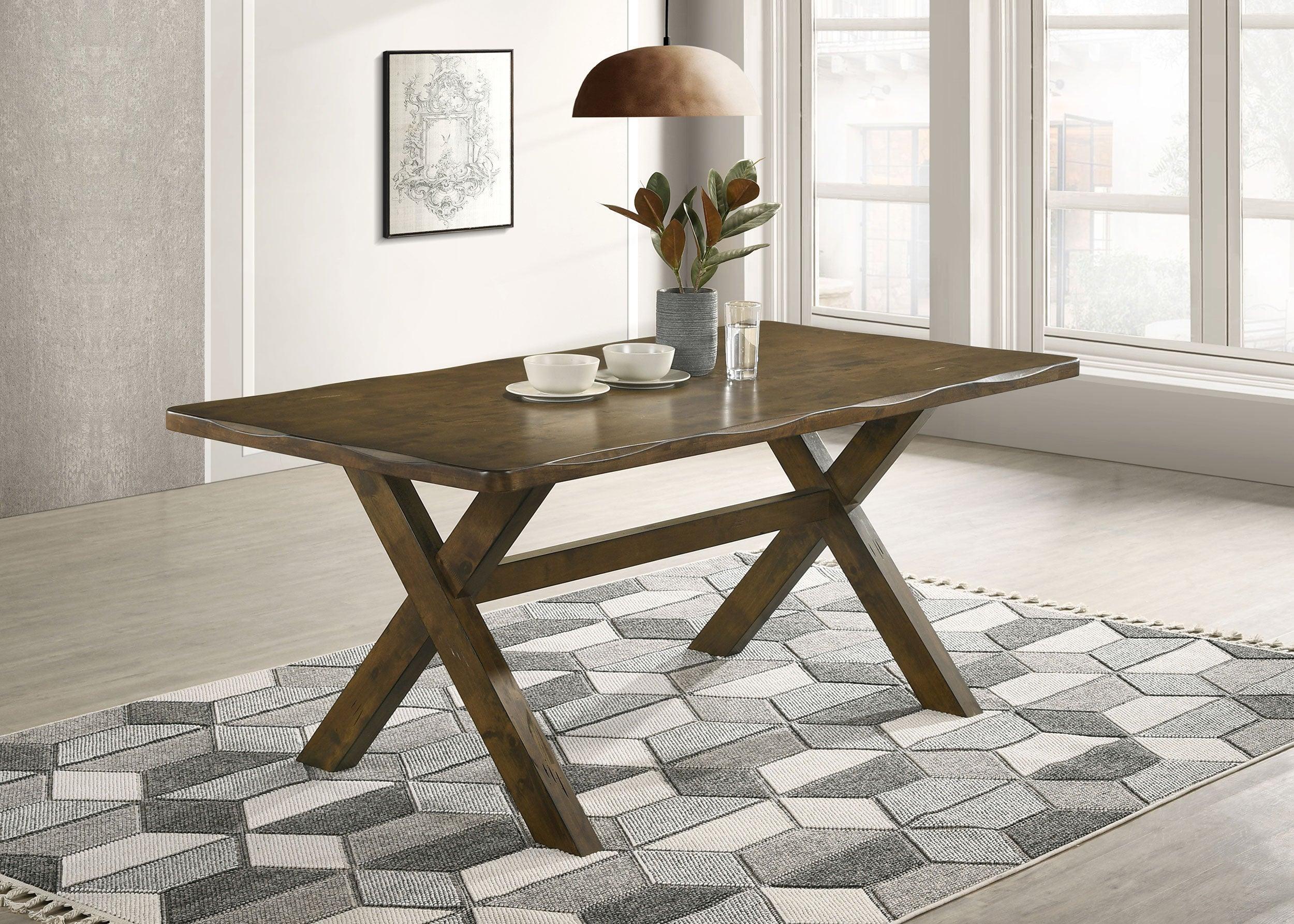 Alston Dark Walnut Rectangular Dining Room Set - Image 2